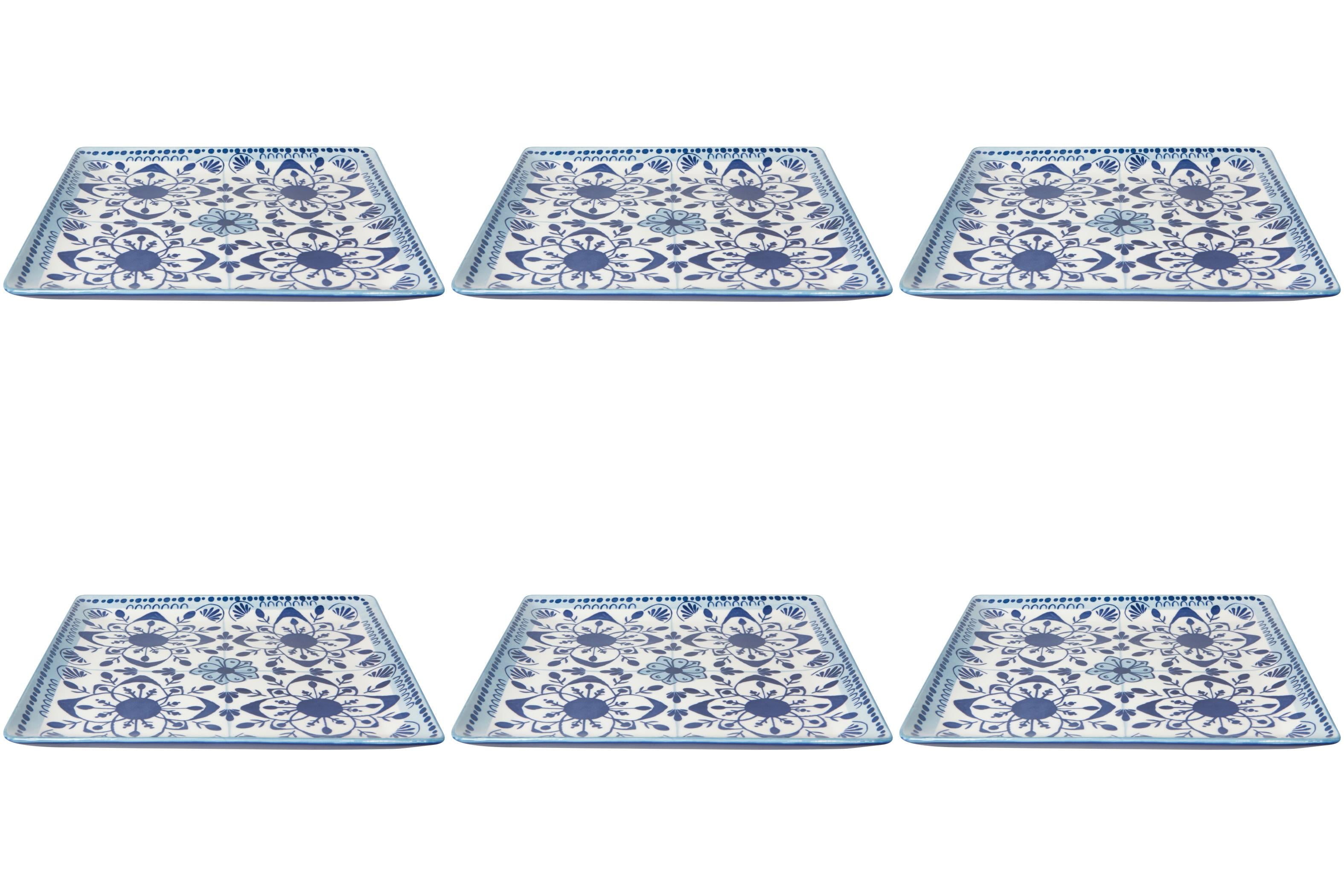 Set of 2 Porto Stamped Plate 10 Inch