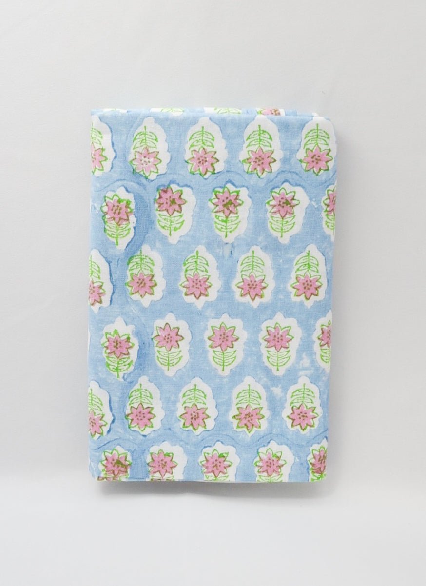 Table Runner - Lily - Uniform Blue - The Mended Company