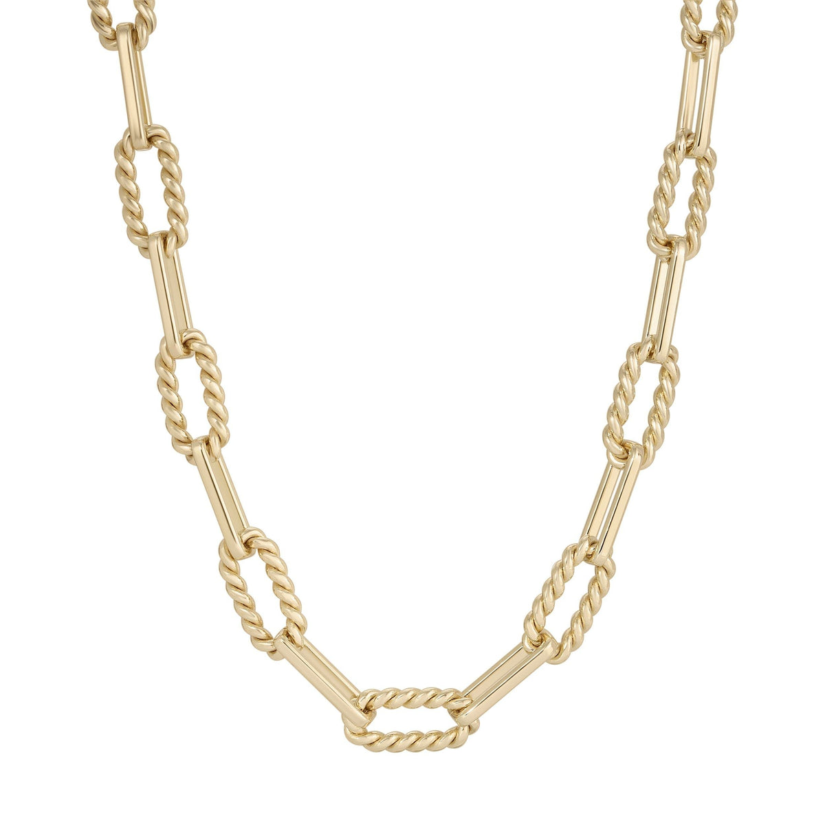 Gold chain necklace from Enzo Toggle Convertible Lariat Necklace collection