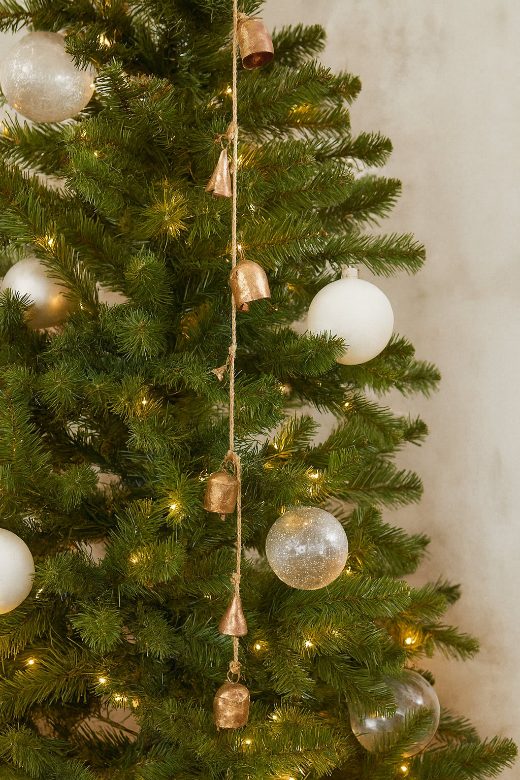 Rustic Bell Hanging Garland - Hand Tuned, Fair Trade Home Decor