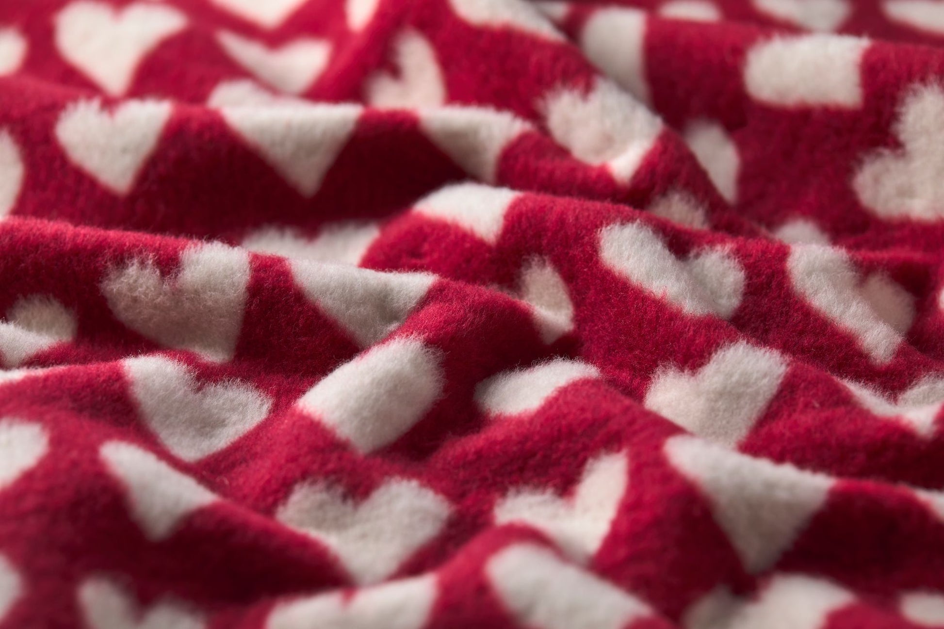 SAVONA throw "hearts" in smoke . Throw Blanket made by David Fussenegger , a family-run mill in Austria.