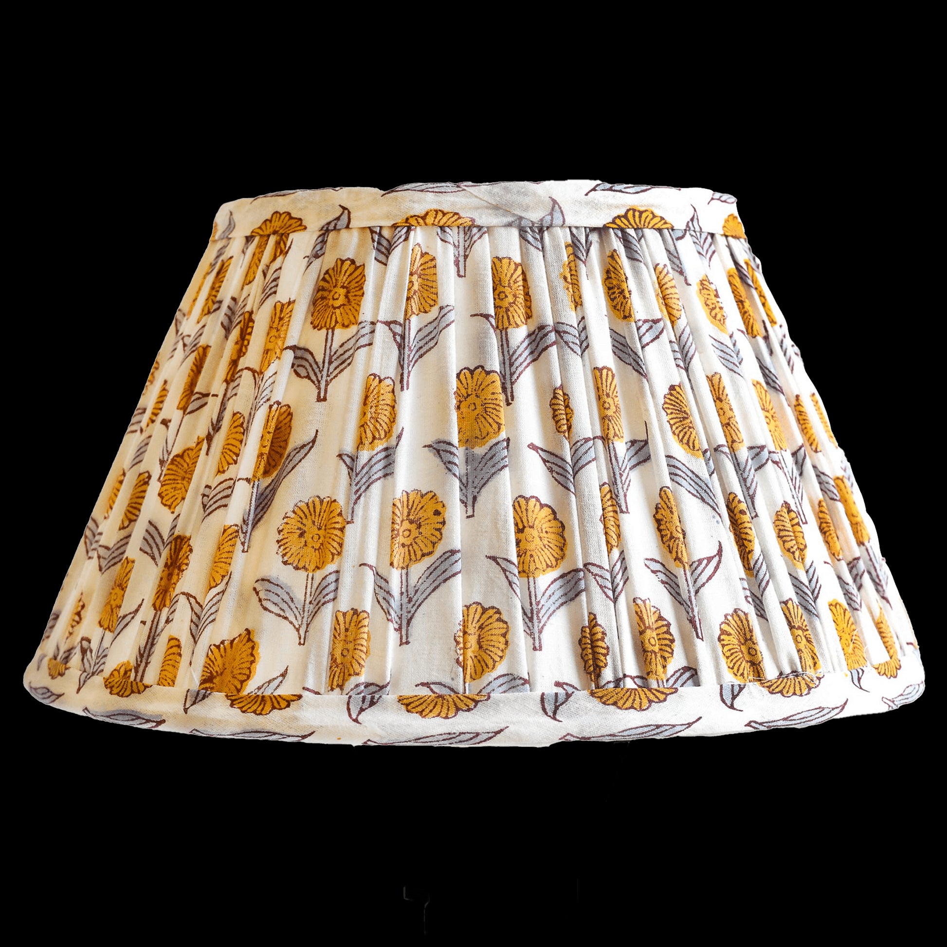 Pleated Lampshade in Stephanie Print - Sophie Williamson Design