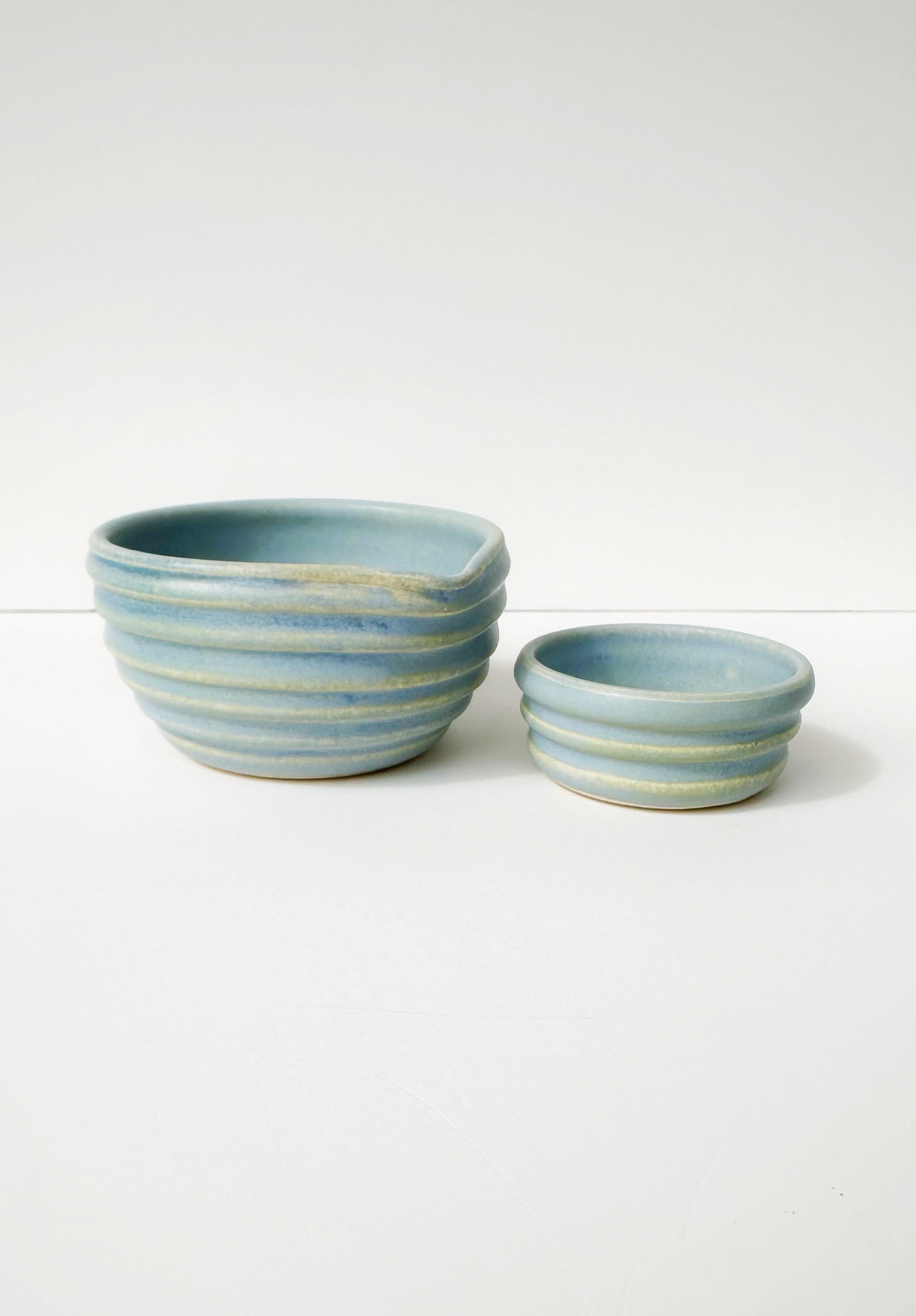 HUNNY MATCHA BOWLS Blue (Set of two)