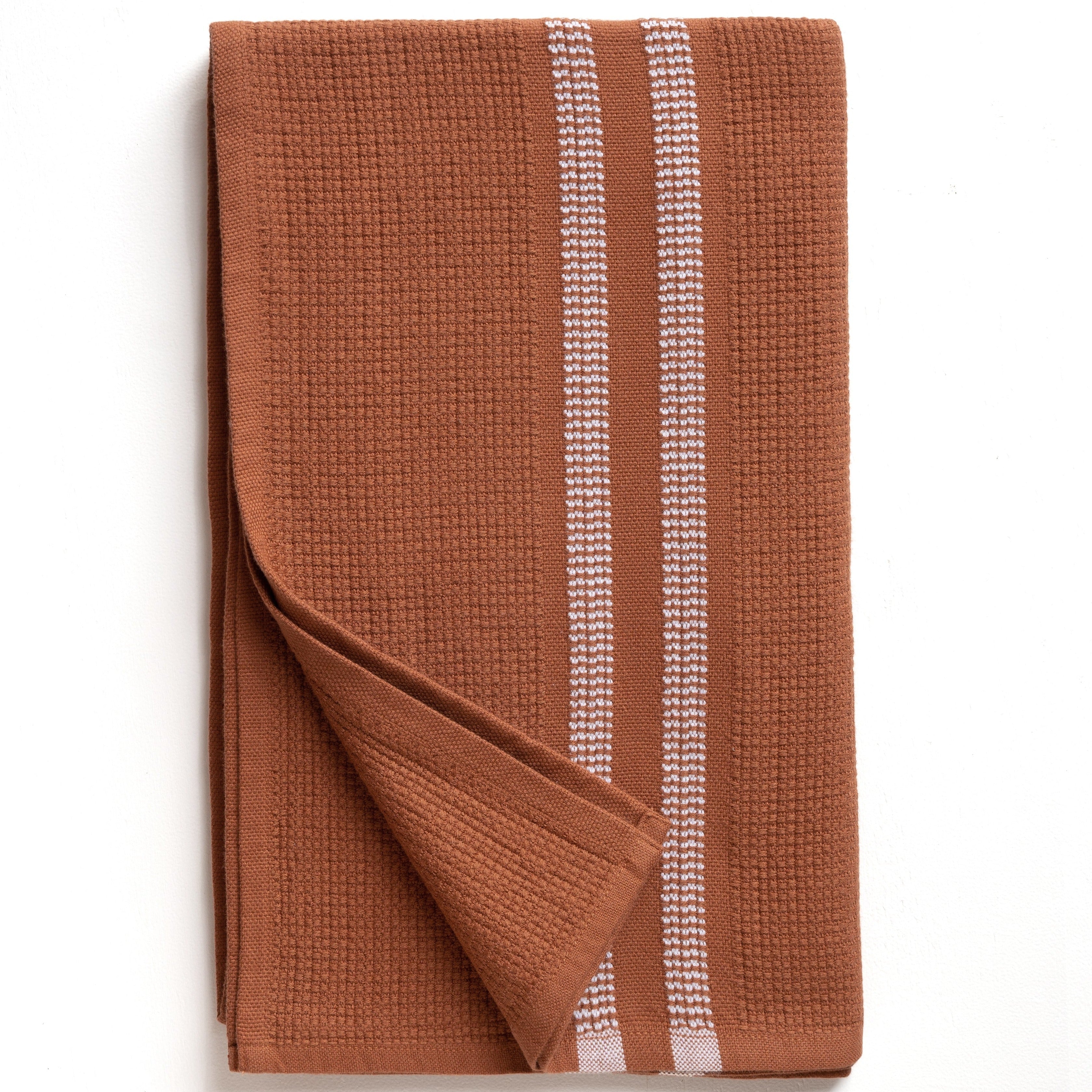 Organic Block Rib Bath Towel