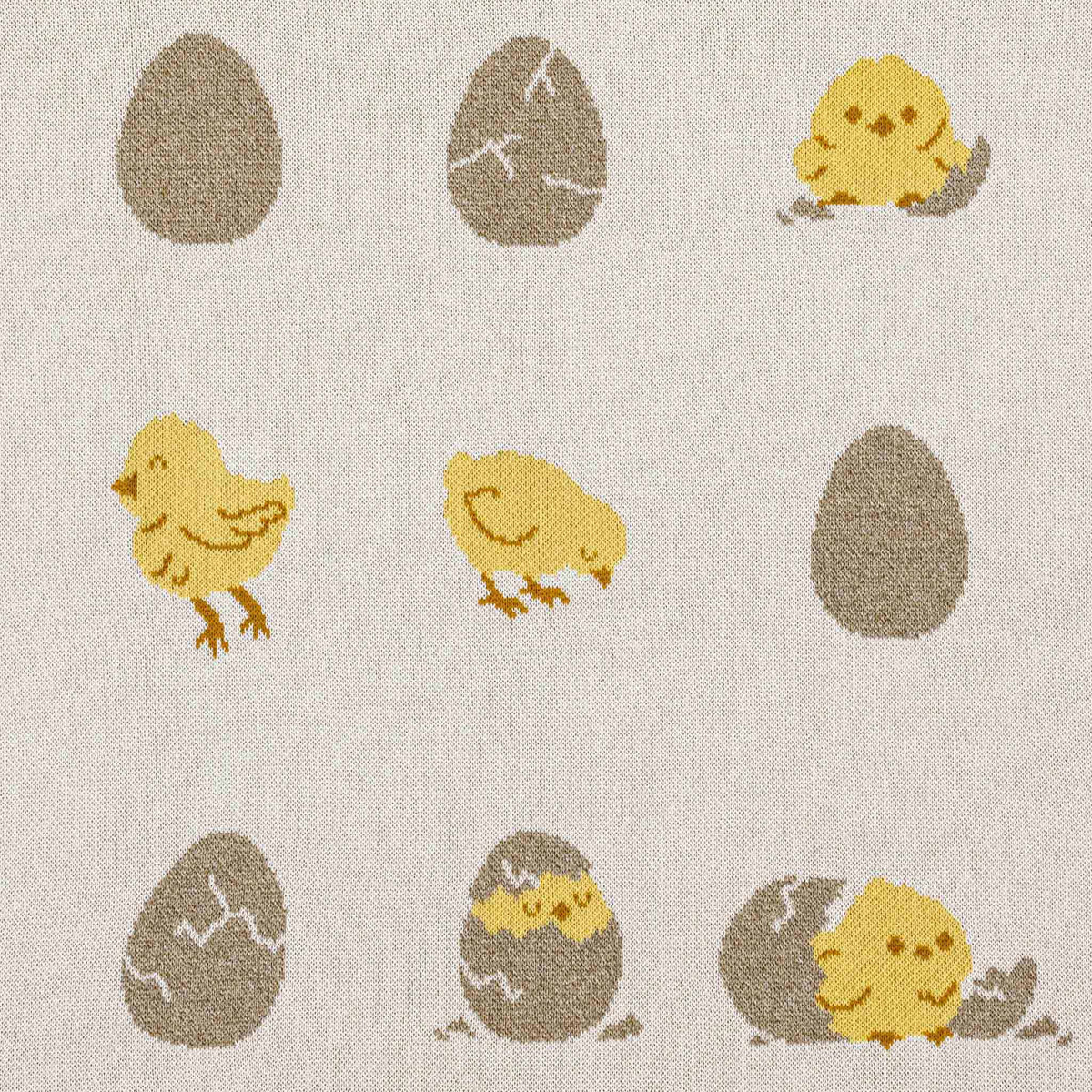 in2green Eco Baby Throws Baby Chicks - Cotton Sustainable Knit Animal Blanket 601570195013 BB02CH1