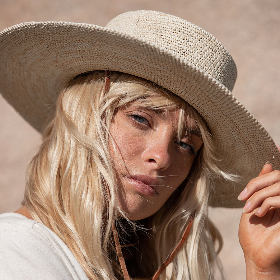 Straw Boater Hat