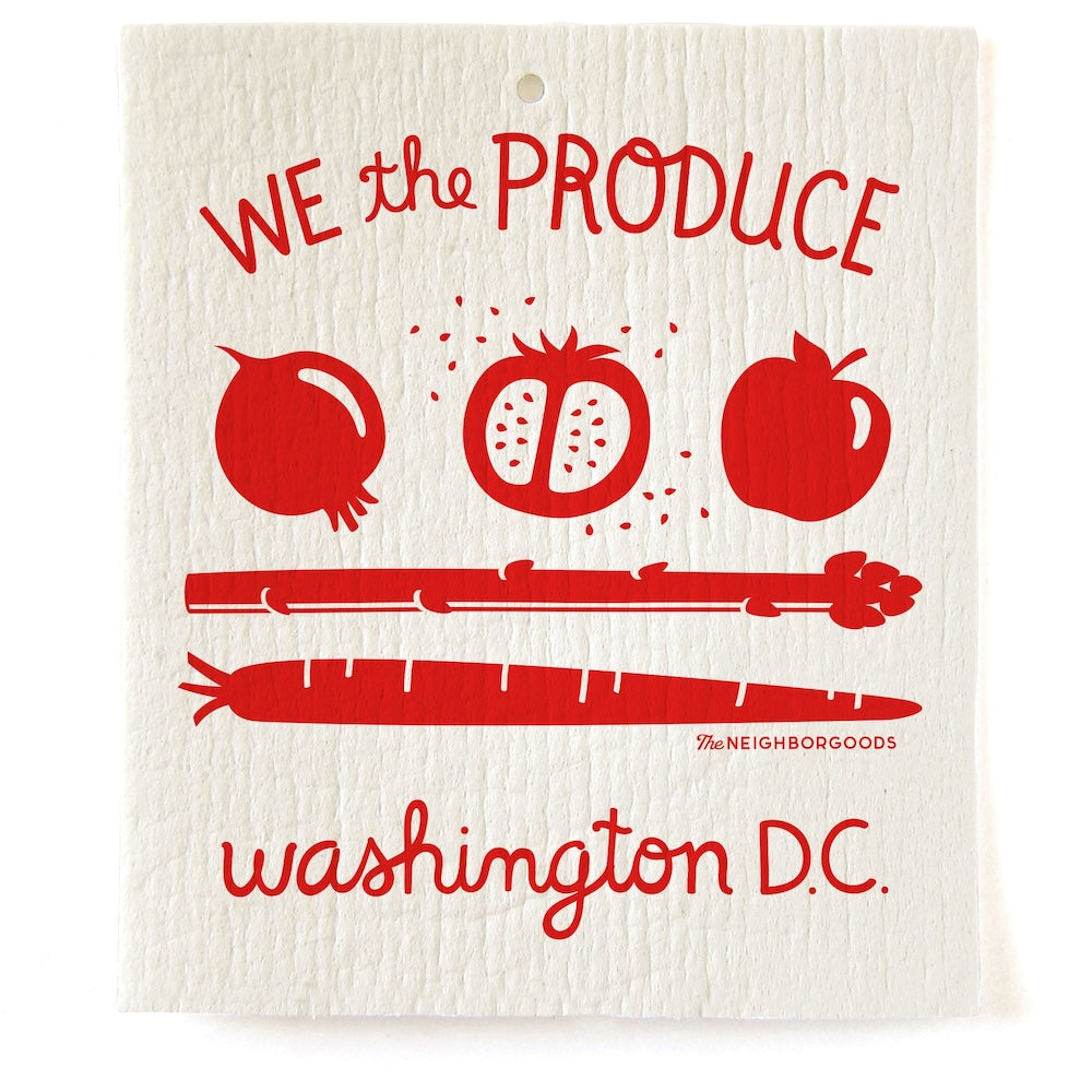 DC Flag Dish Towel + Sponge Cloth Gift Set - Thumbnail 4