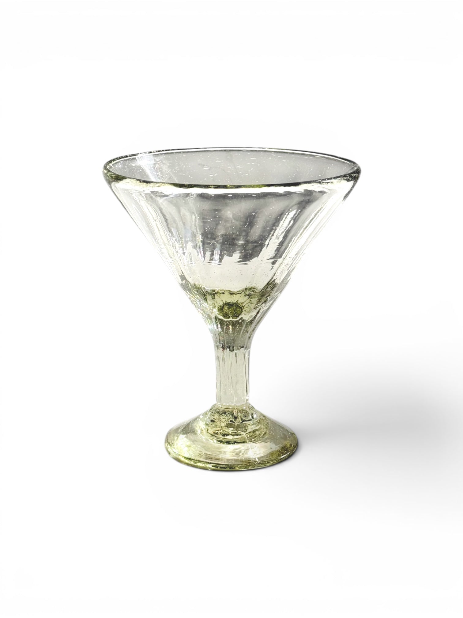Recycled Handblown Martini Glass, Set of 2