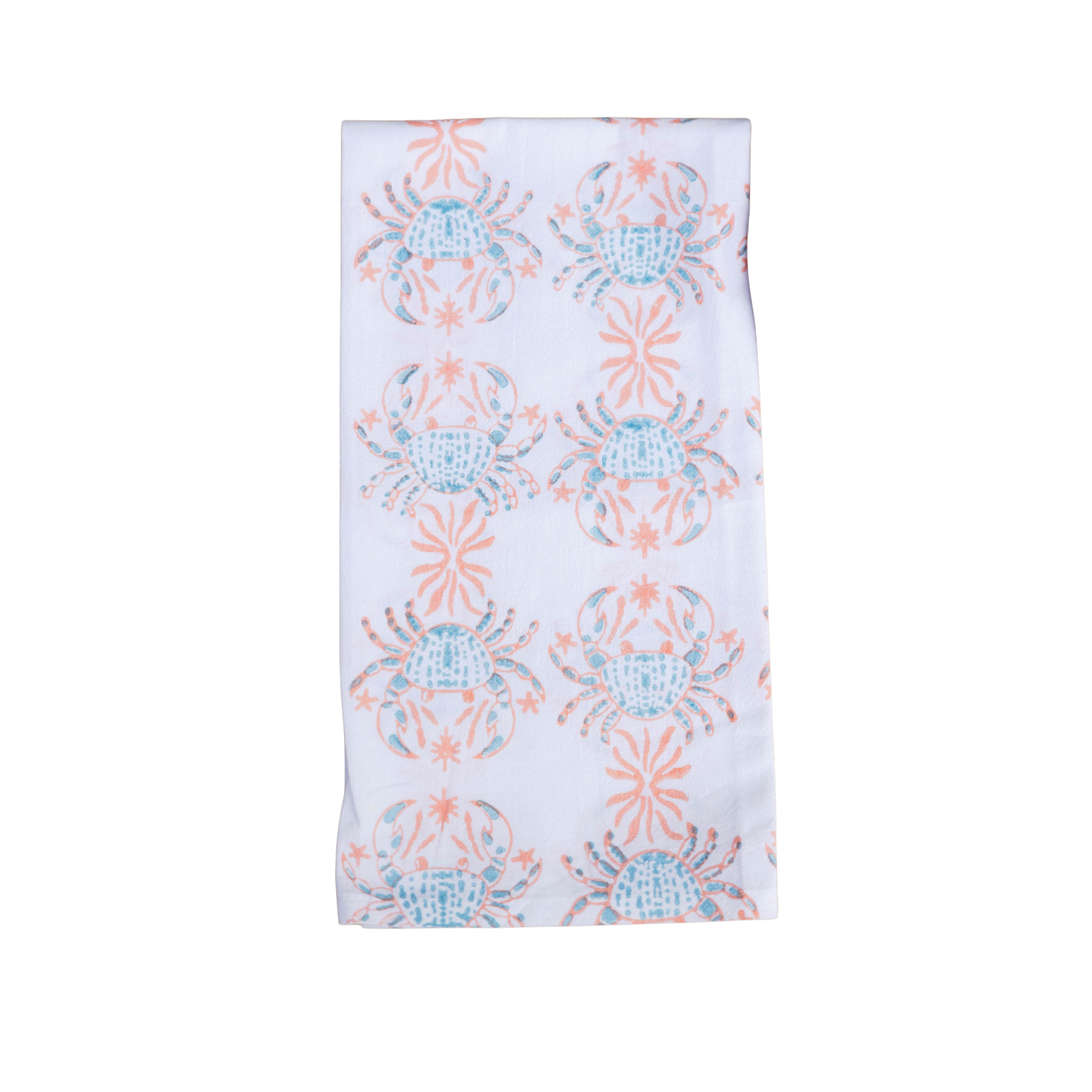 Organic Napkins (set of 4) - King Crab - Melon & Saltwater
