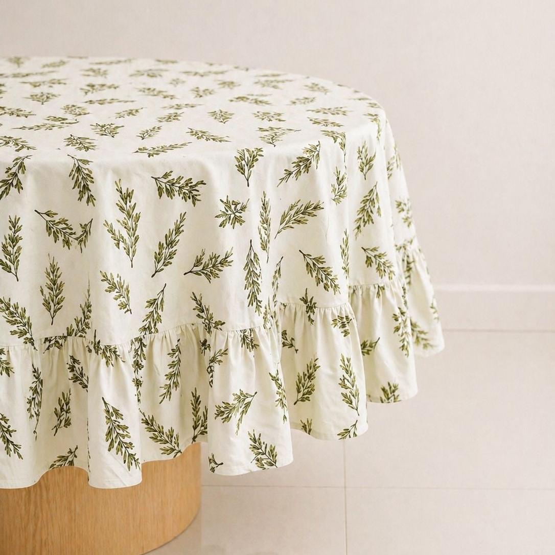 Rosemary Round Tablecloth