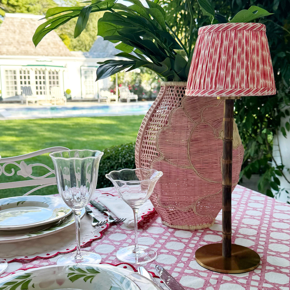 Red Bamboo Lamp