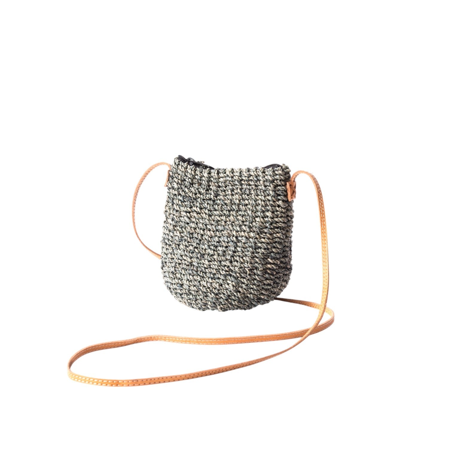 Straw Poof Crossbody