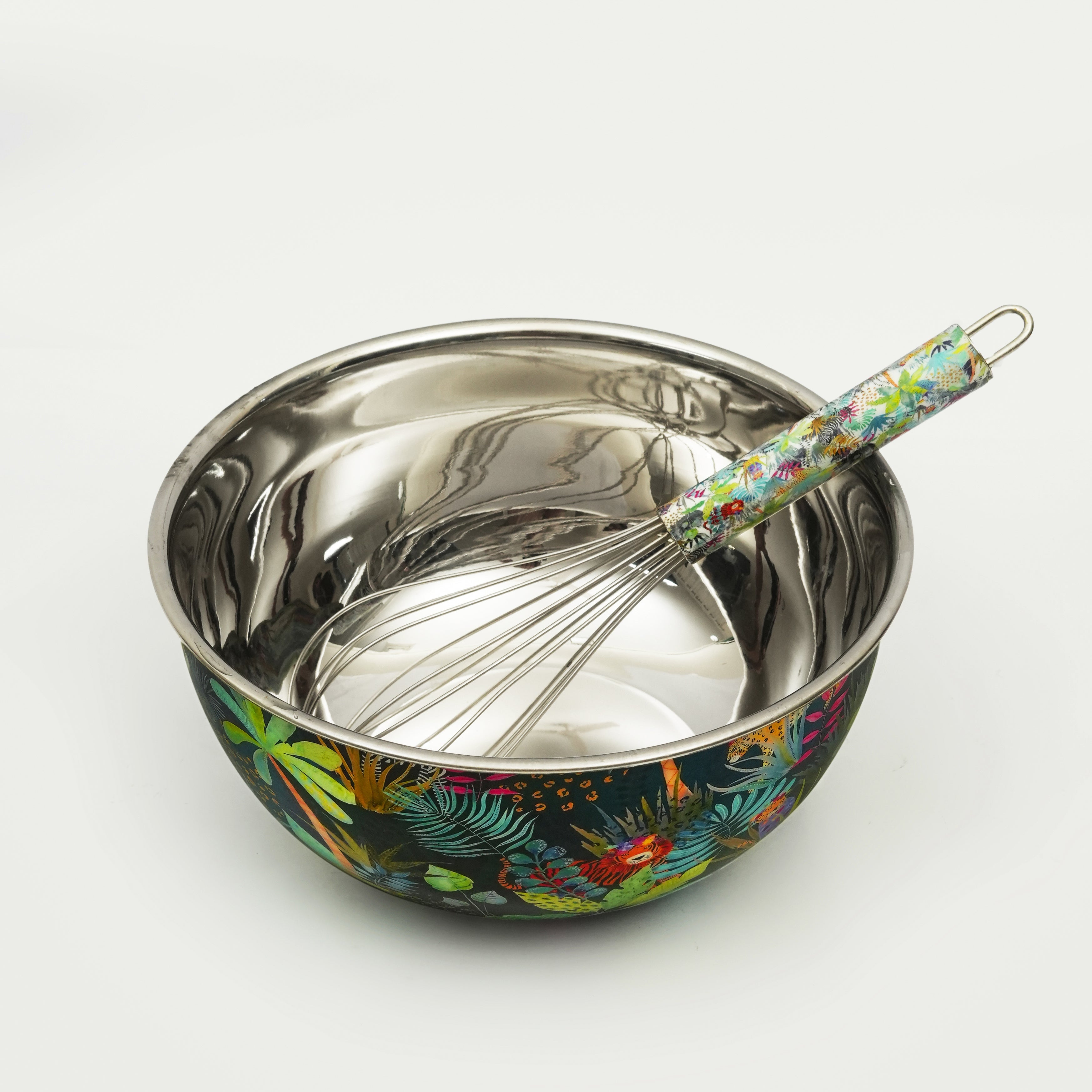 Rainforest Bloom Bowl & Whisk Set - Thumbnail 2