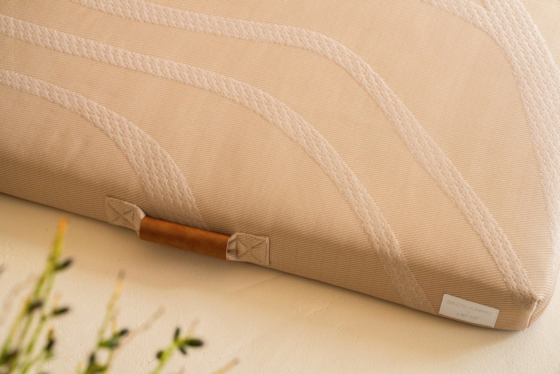 LAY LO™ Pets Brigette Romanek Brigette Romanek | Taupe Dog Bed or Bed Cover Lay Lo Pets