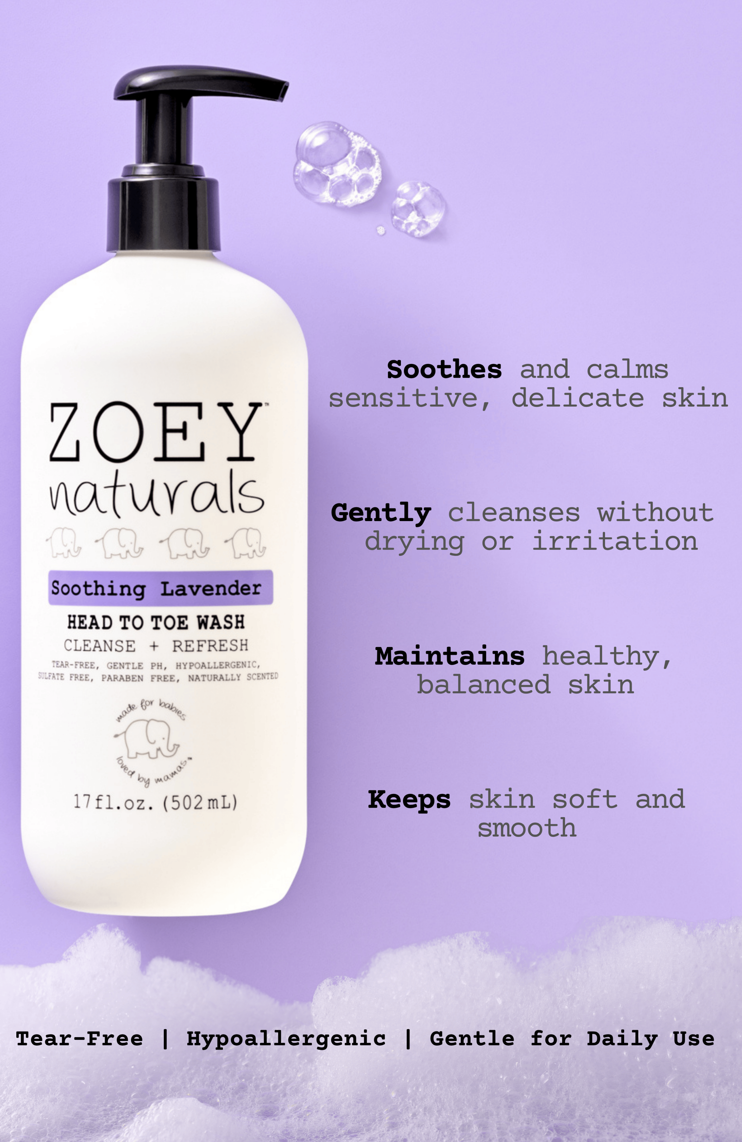 Soothing Lavender Head To Toe Wash