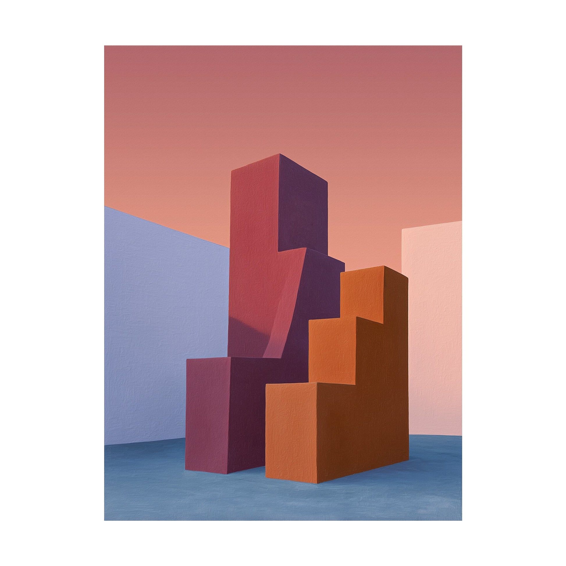 Form and Structure No. 02 — Geometric Abstract Art Print