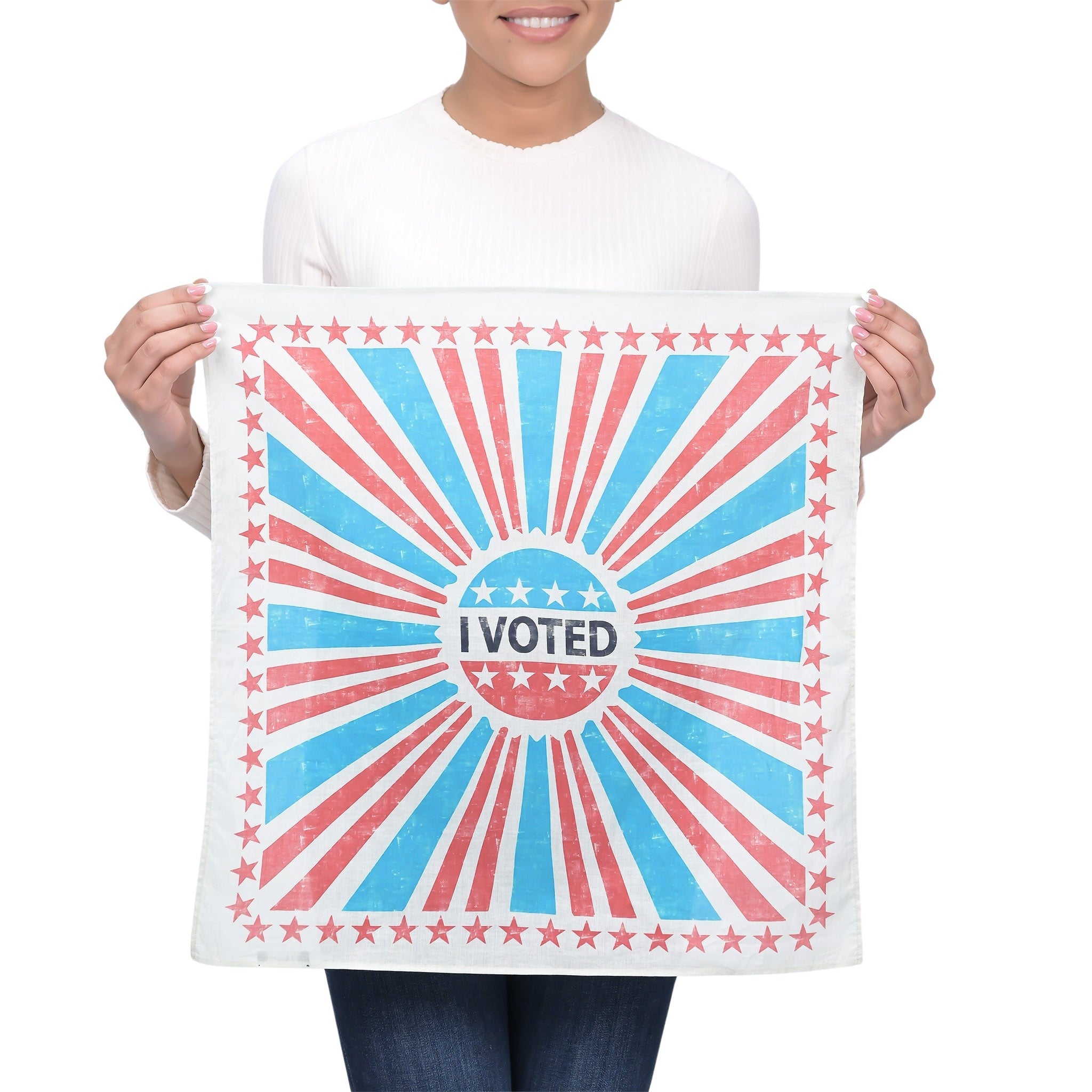I Voted Bandana - Blue