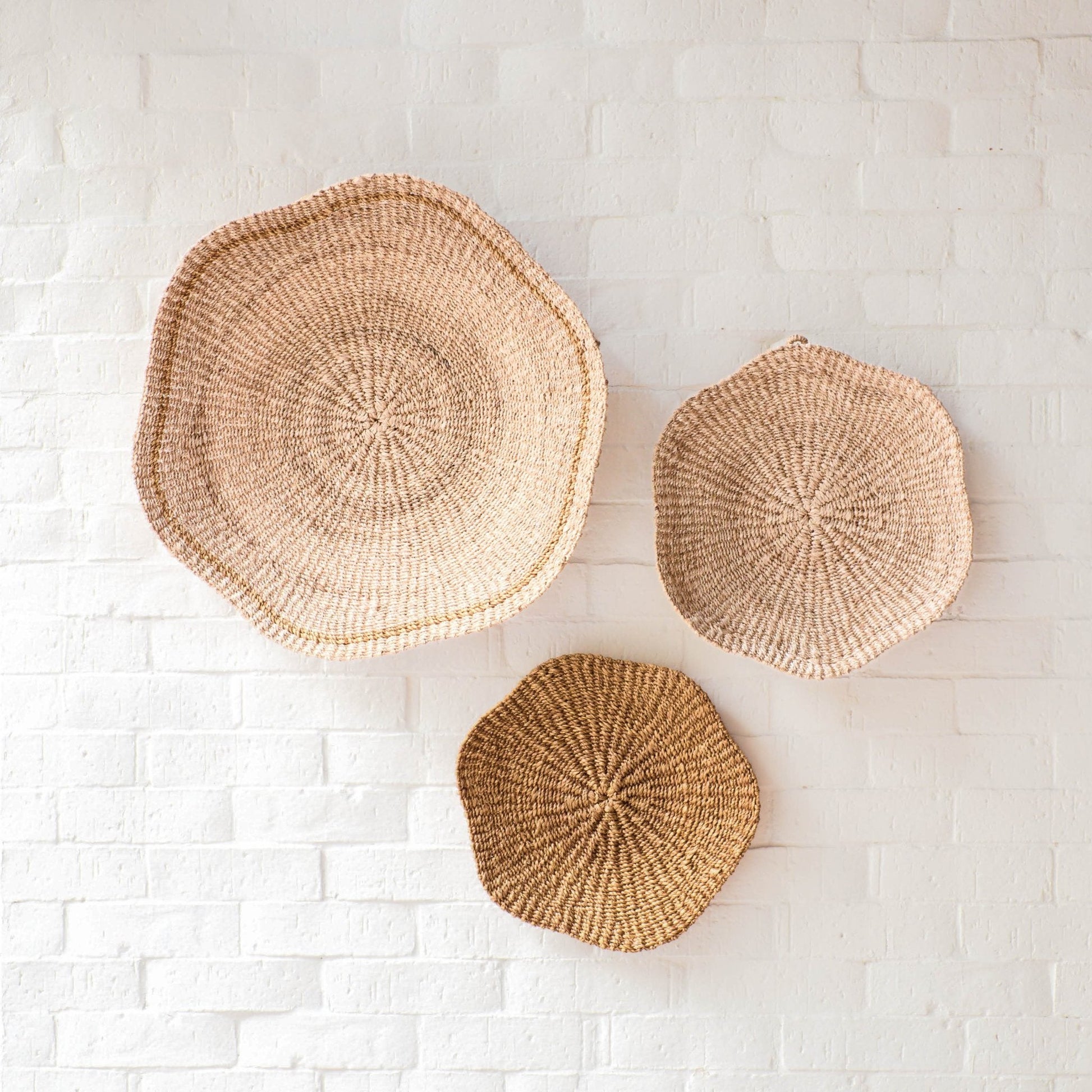 Wall Baskets - Scallop Wall Baskets, Large - Wall Baskets | LIKHÂ - LIKHÂ
