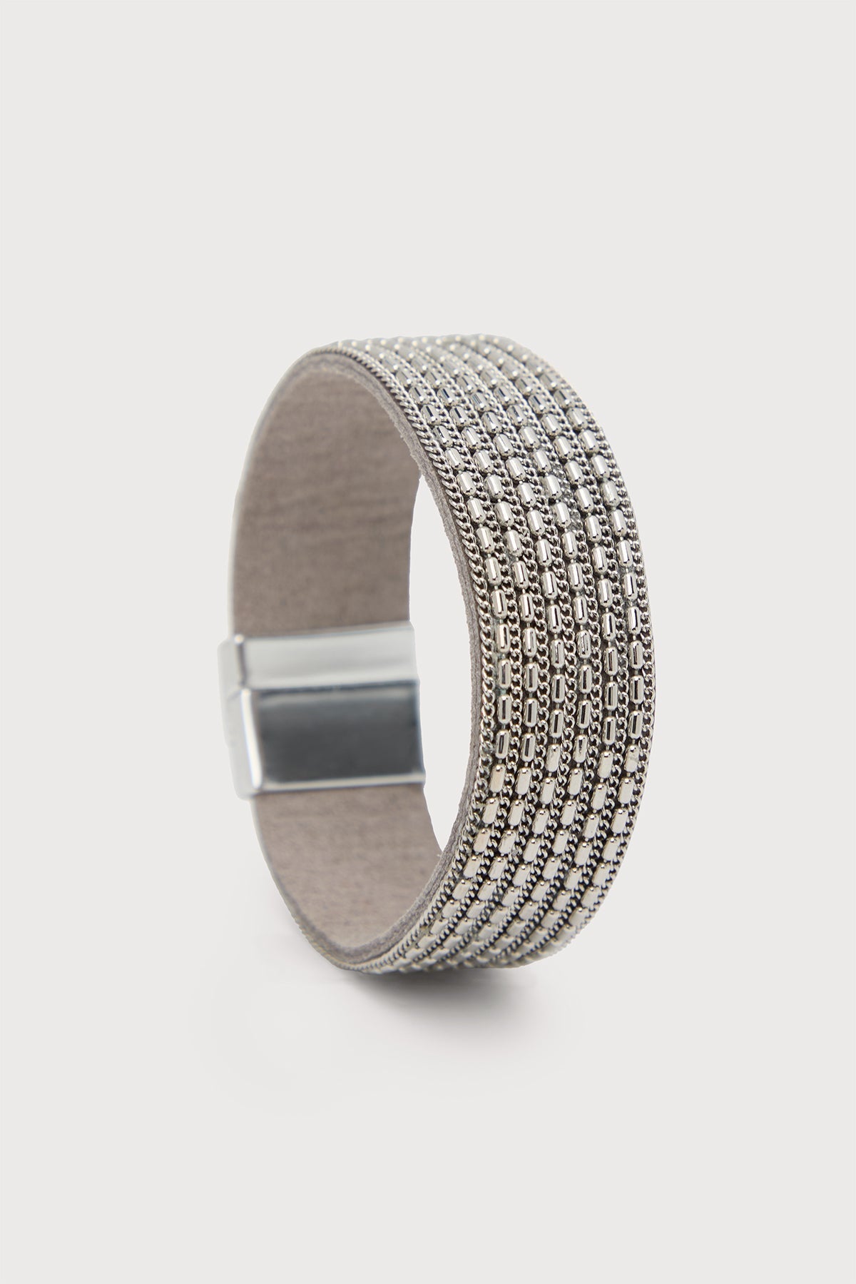 Multi-Strand Mesh Bracelet - Silver