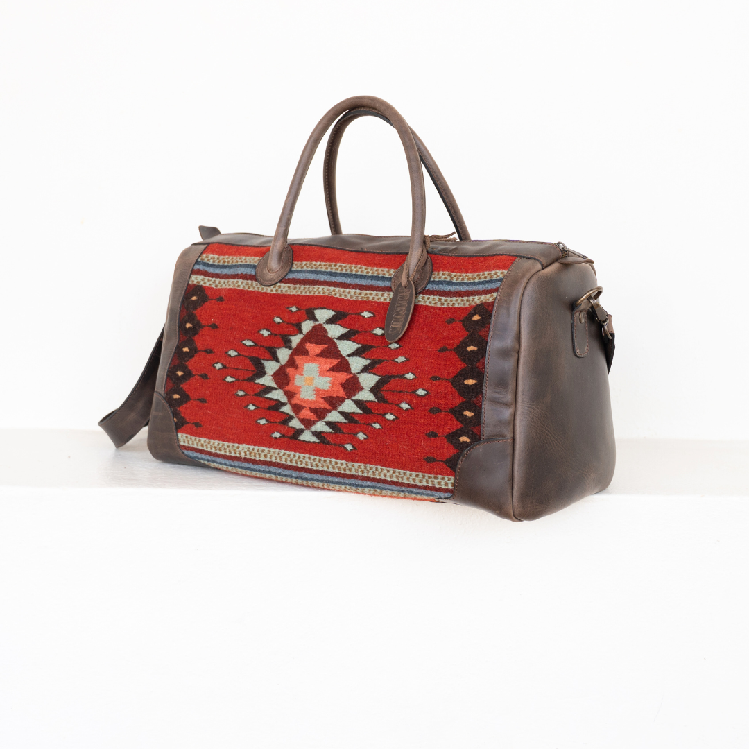 Leather Weekend Bag Womens by AMASOUK