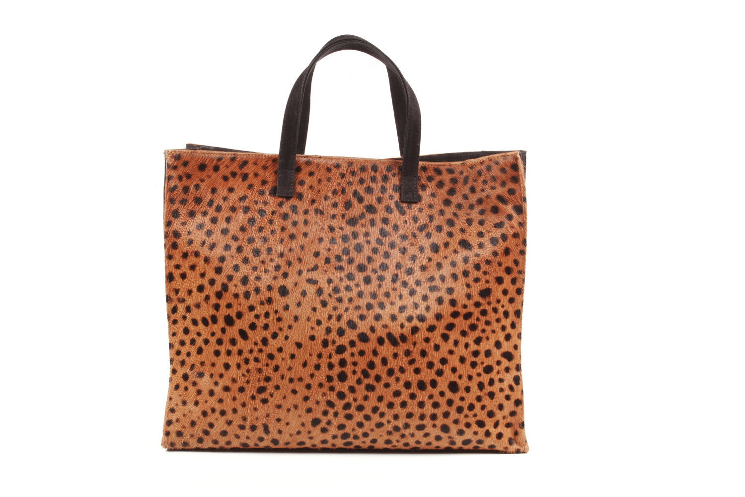 Clare V. Leopard Genuine Calf Hair leather Tote; Bags and Purses; Leather Tote; Calf Hair Tote; Leather Tote Bag