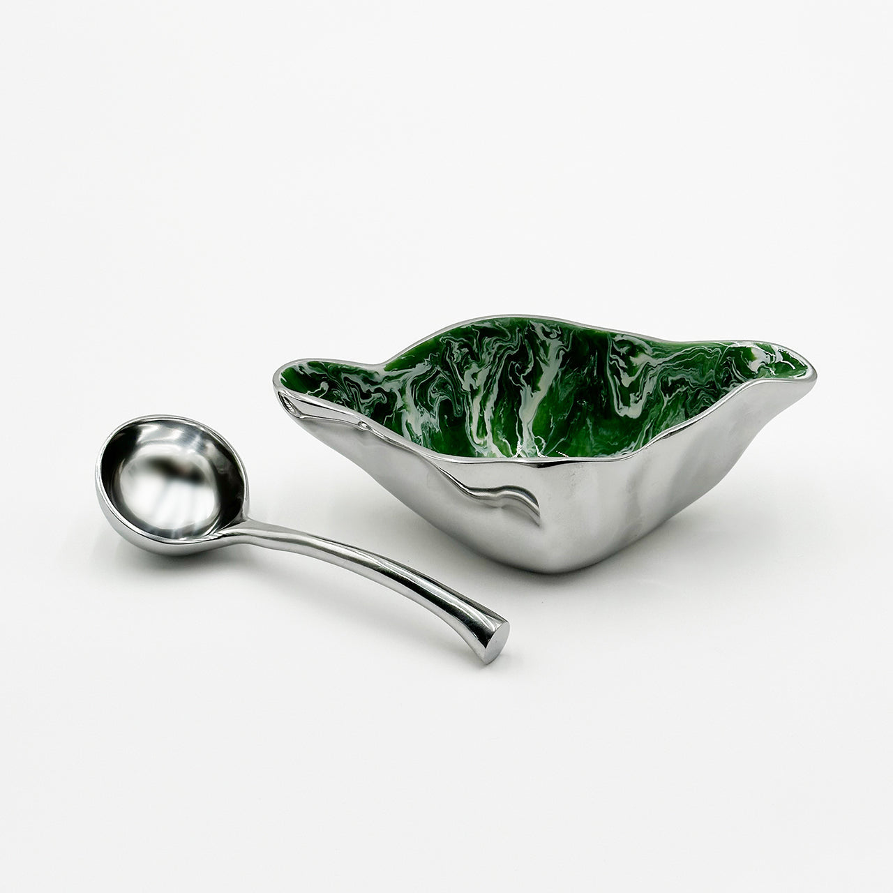 Verdura Sauce Boat W/ Ladle - Nima Oberoi Lunares 