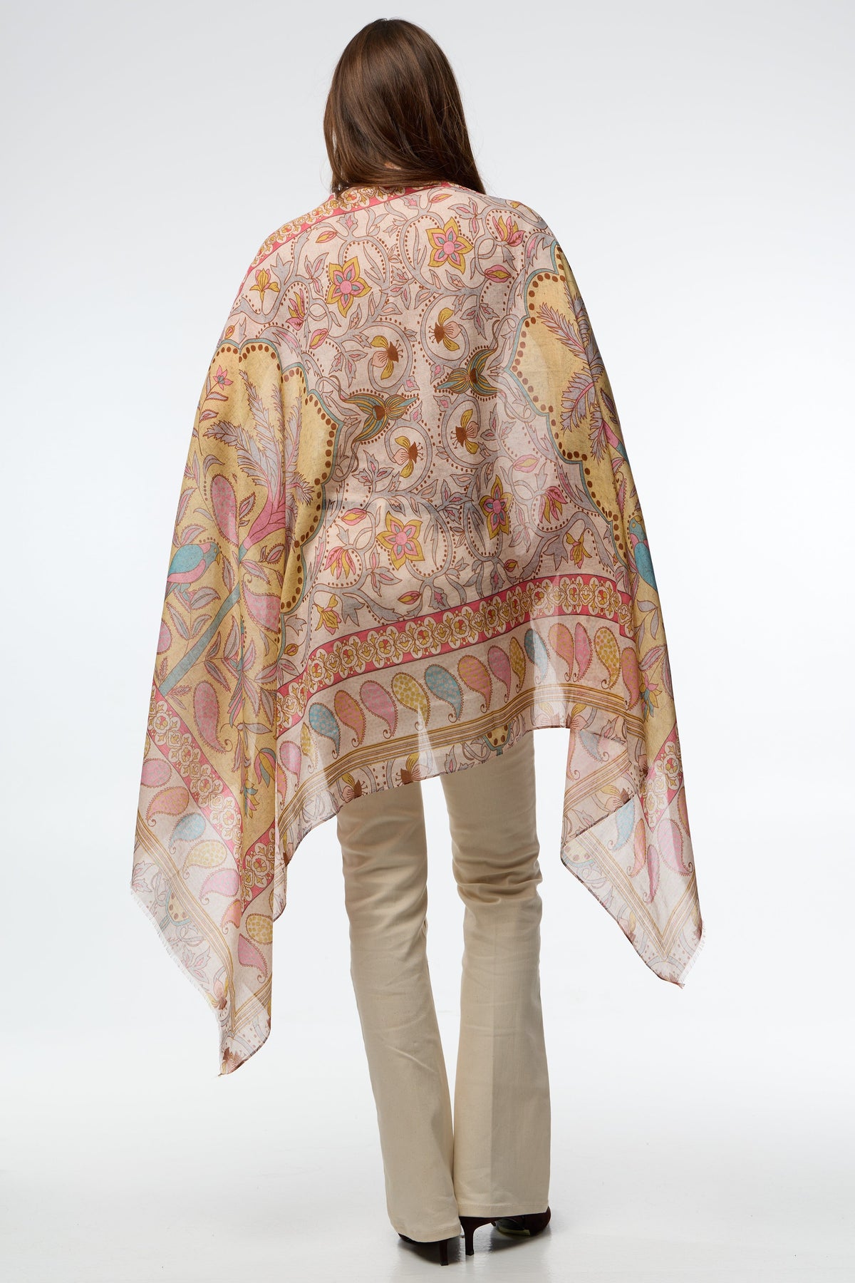 Paisley Palm Scarf - Multi