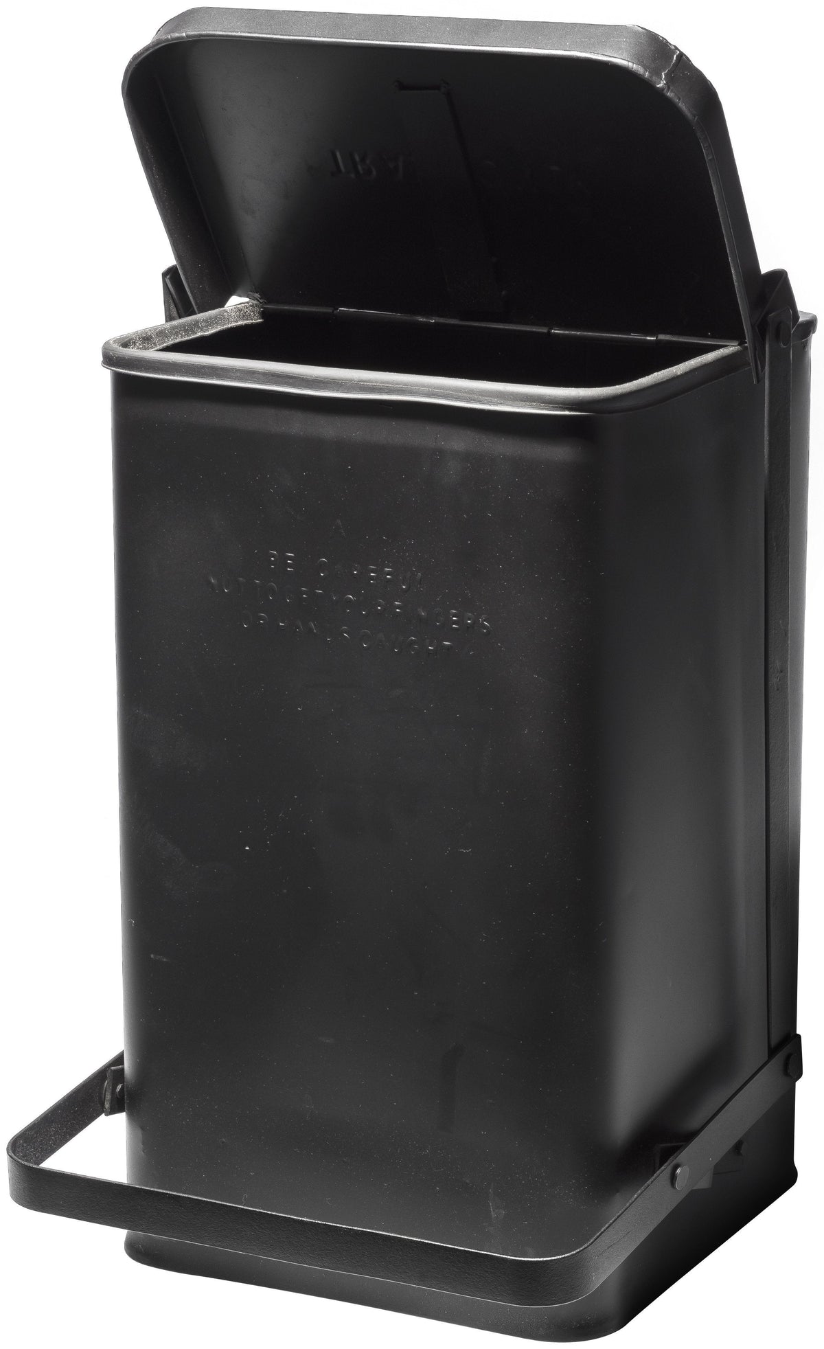 Step Trash Can - Black
