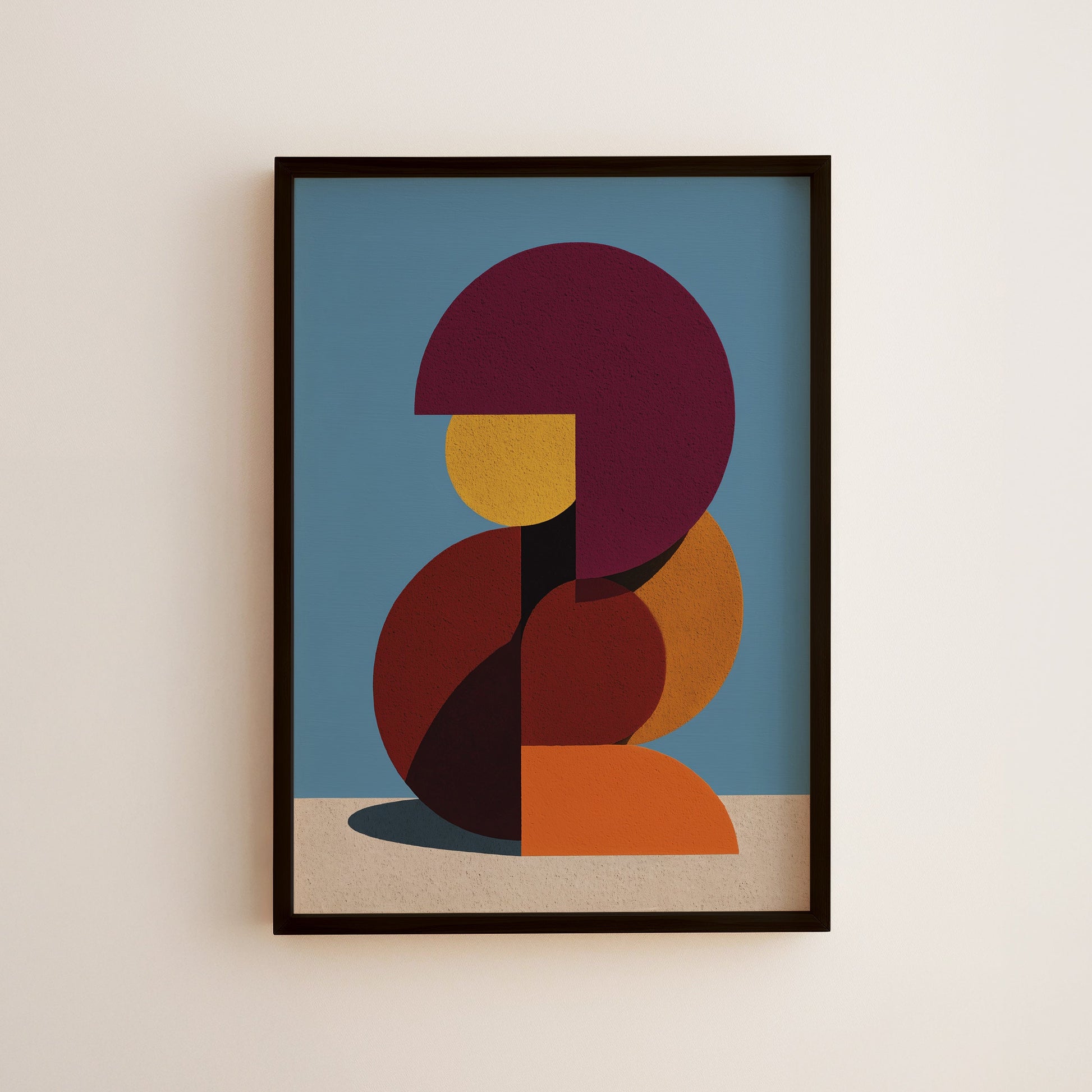 Form and Structure No. 10 — Geometric Abstract Art Print