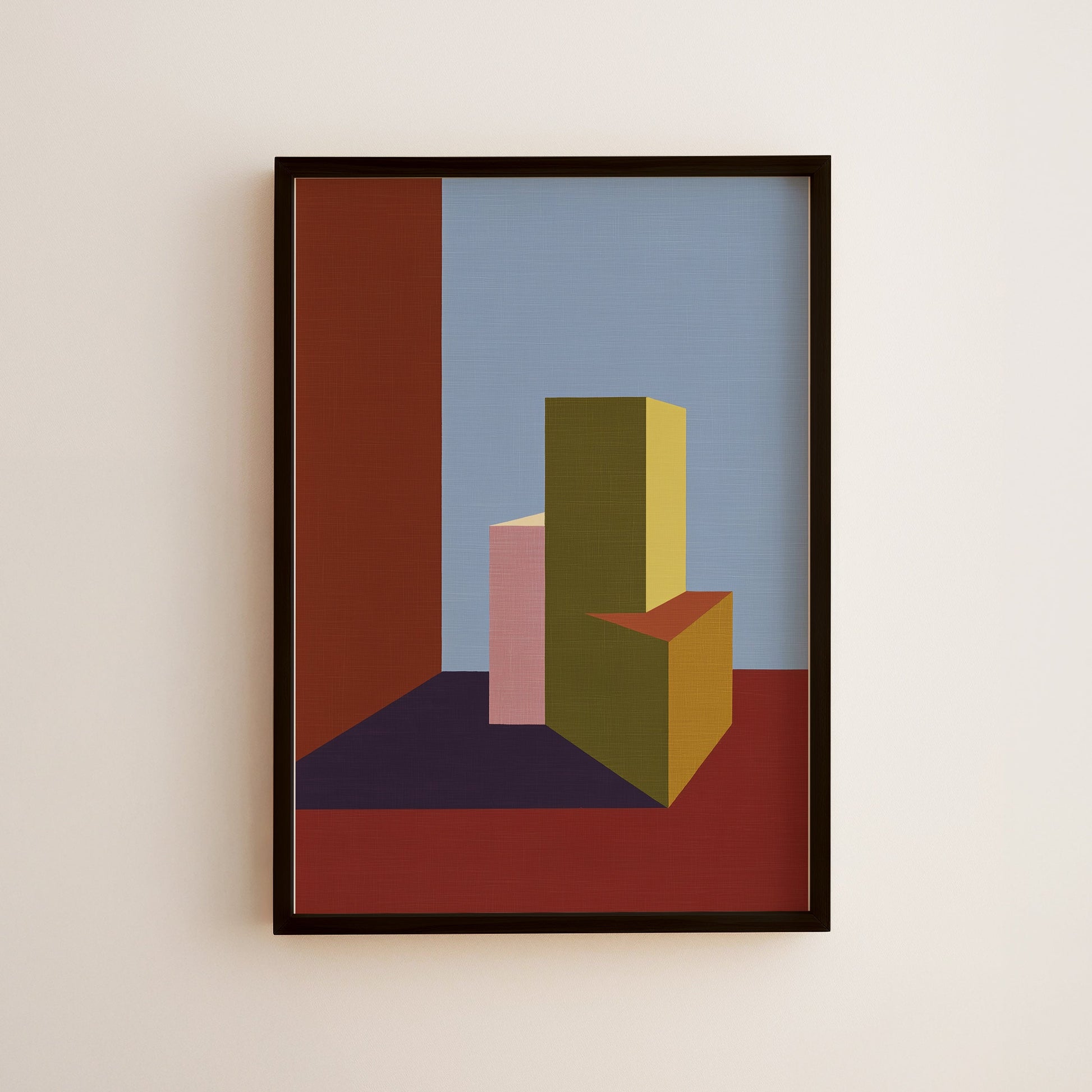 Form and Structure No. 06 — Geometric Abstract Art Print