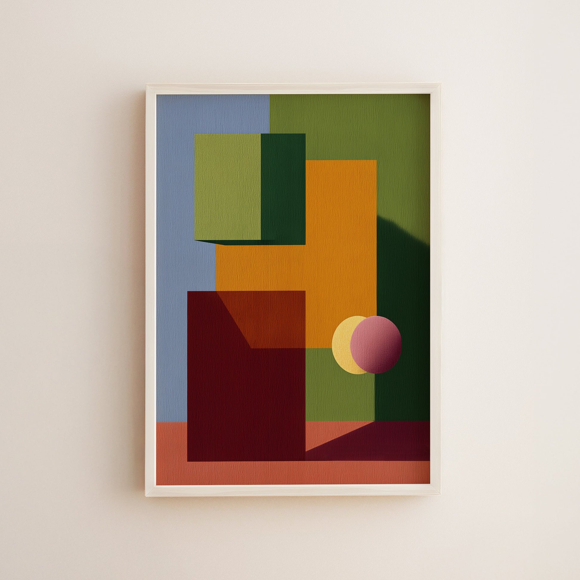 Form and Structure No. 11 — Geometric Abstract Art Print