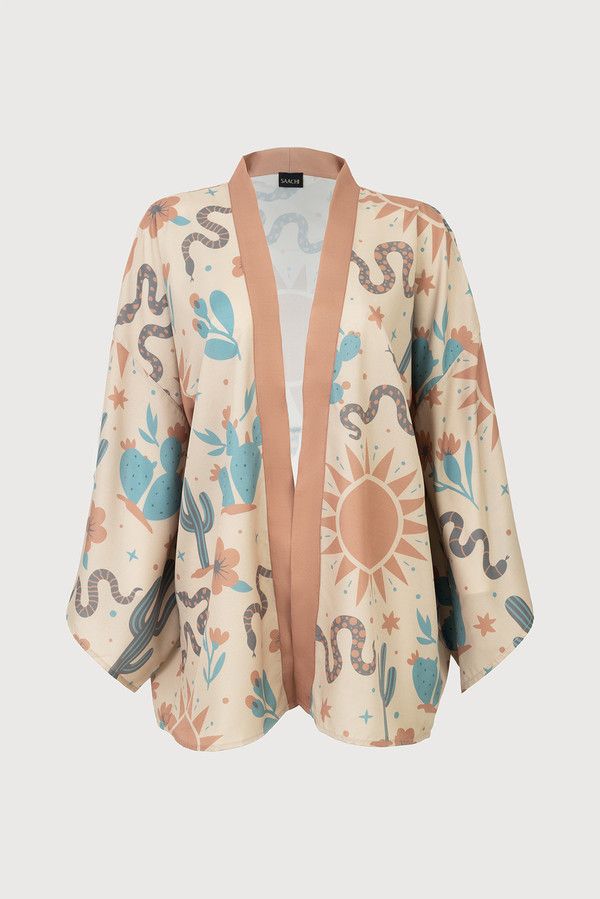 Kalahari Short Kimono - Multi