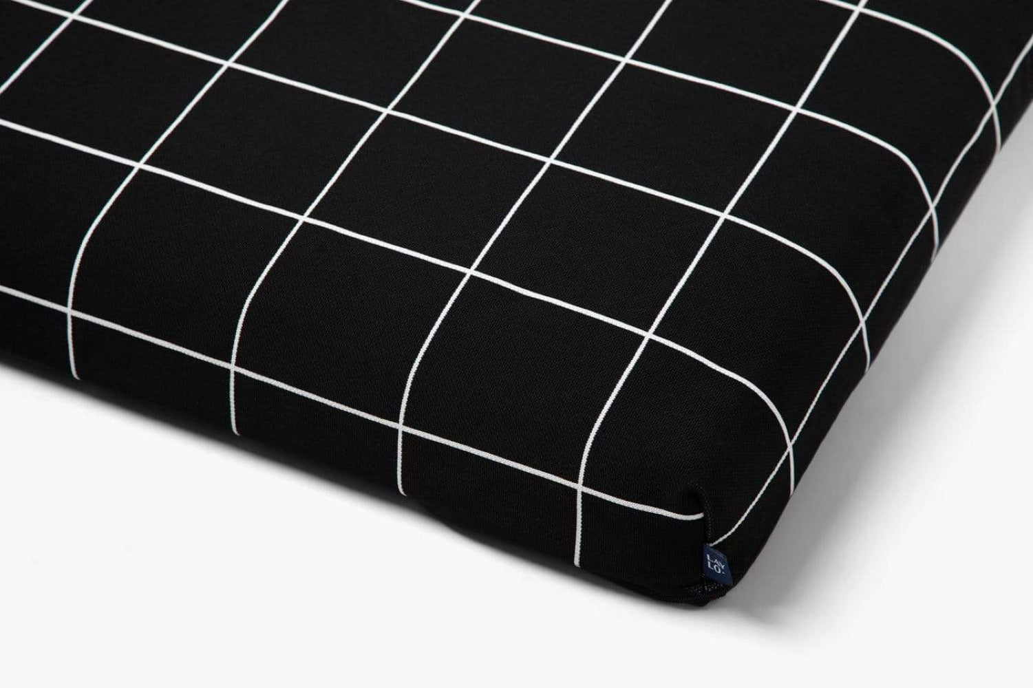 Laylo Pets Grid LAY LO Pets - Black Grid Dog Bed or Bed Cover Lay Lo Pets, black dog beds