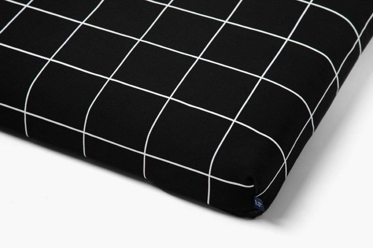 Laylo Pets Grid LAY LO Pets - Black Grid Dog Bed or Bed Cover Lay Lo Pets, black dog beds