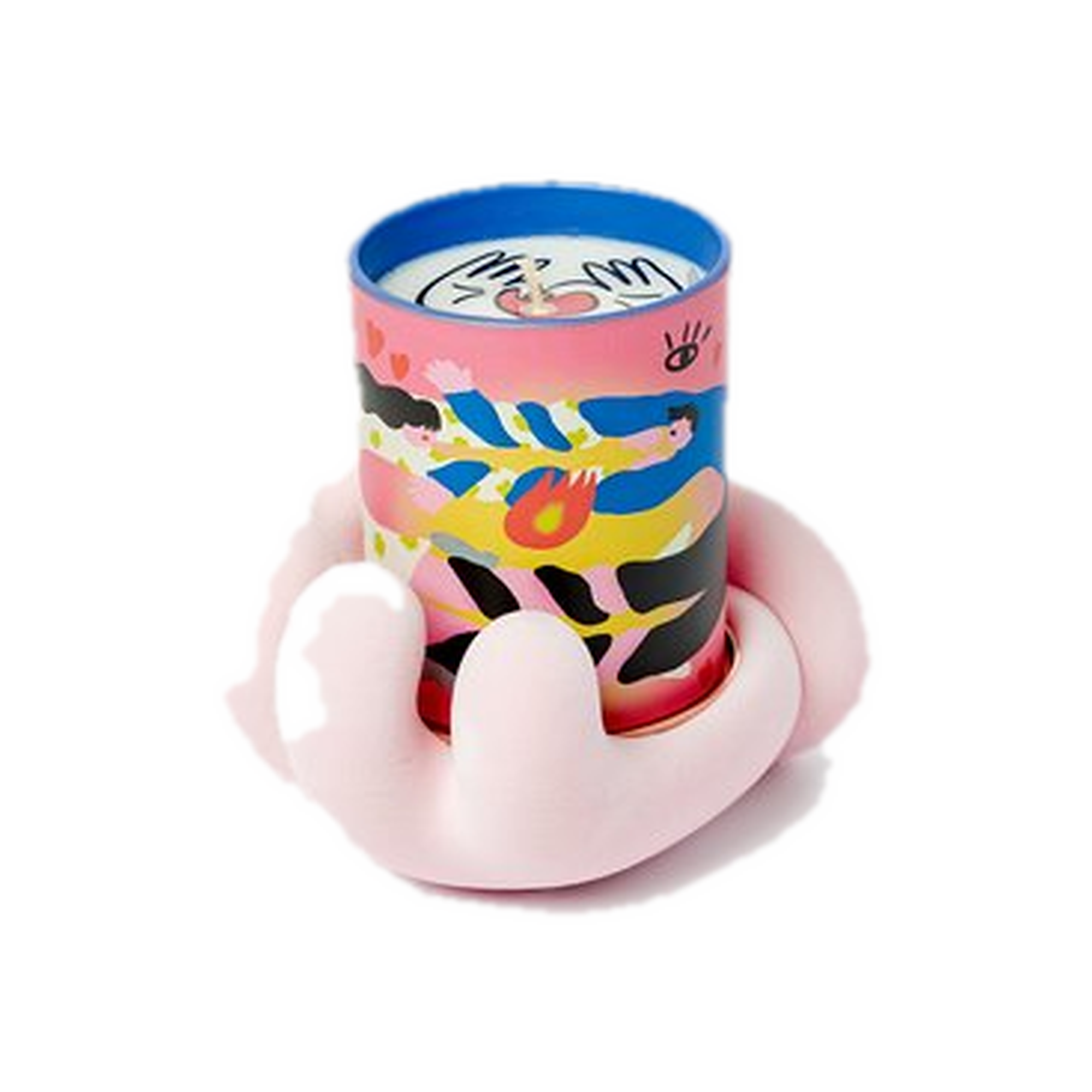 "Hold on Tight" - Raspberry Scented Candle (Limited Edition, 200g Candle + Palm)