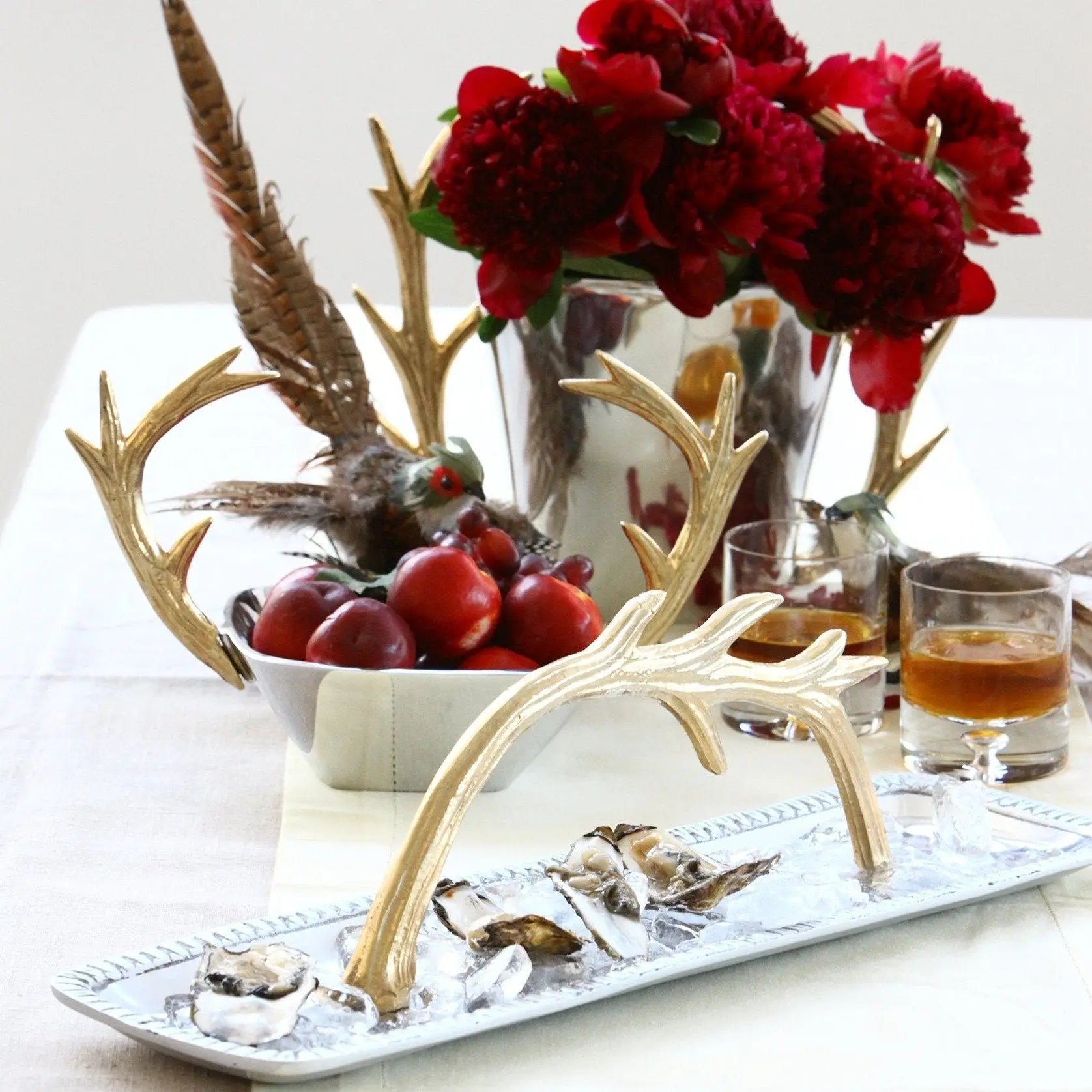 Staghorn Pedestal Bowl Lg - Nima Oberoi Lunares 