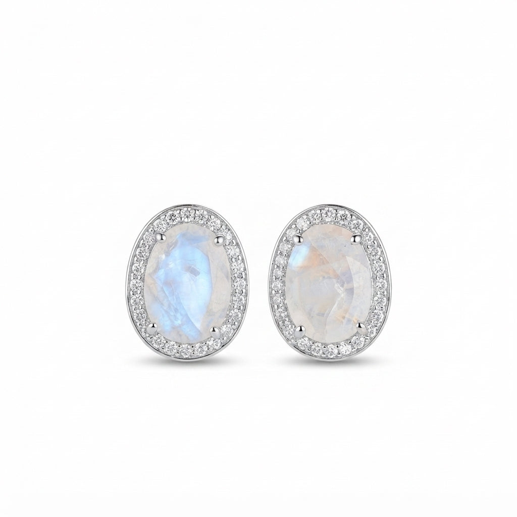 Moonstone Stud