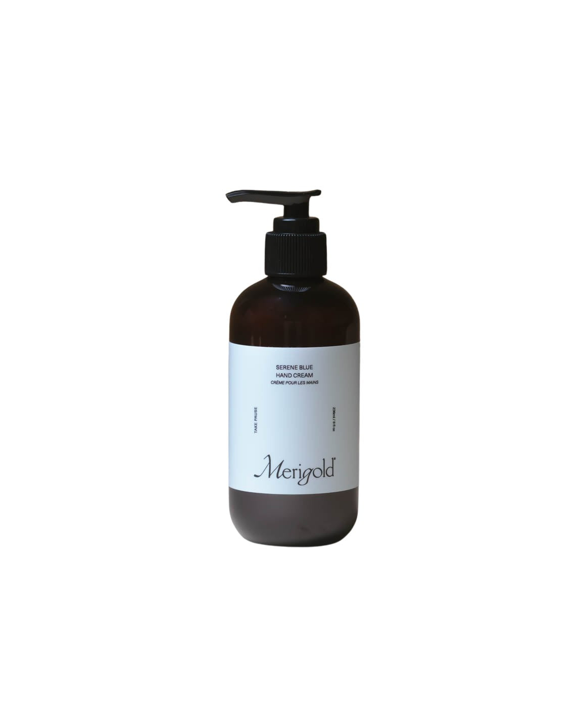 Merigold Serene Blue Hand Cream collection featuring Blue Tansy in three sizing options on minimal background. 
