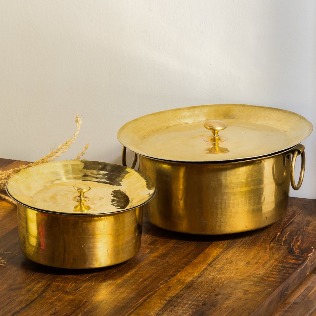 Brass Pot (Patila/ Topia) - Stock Pot P-TAL