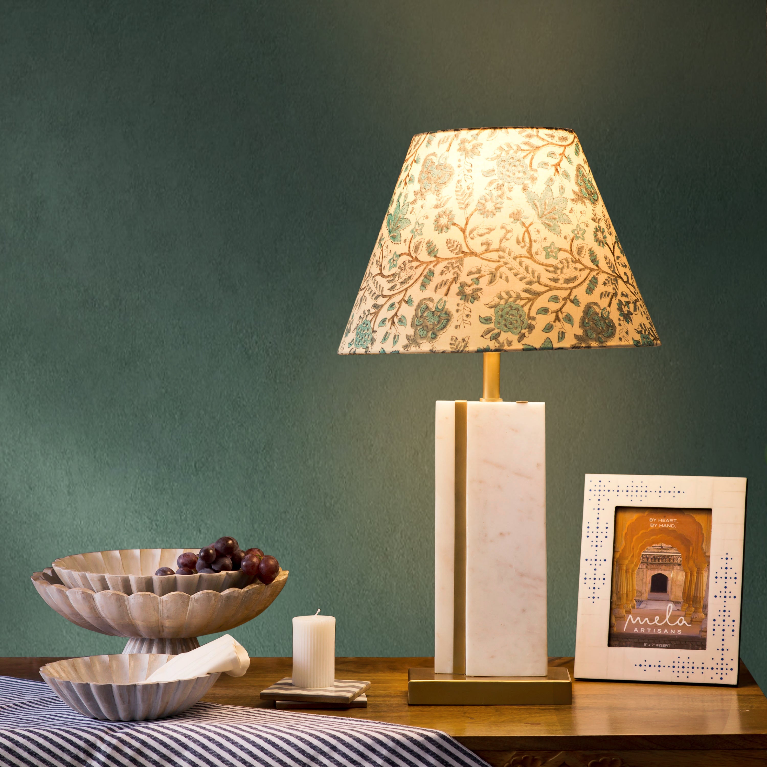 Sculpta Marble Lamp Stand - Thumbnail 3