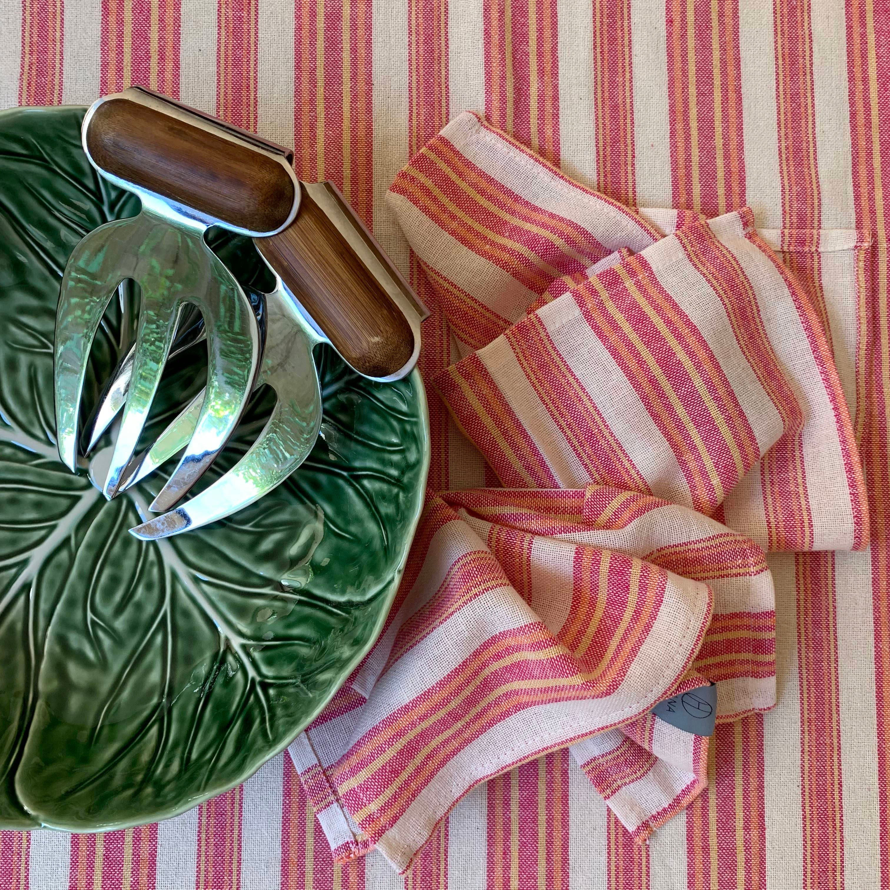 Andana Striped Tablecloth Set - Thumbnail 4