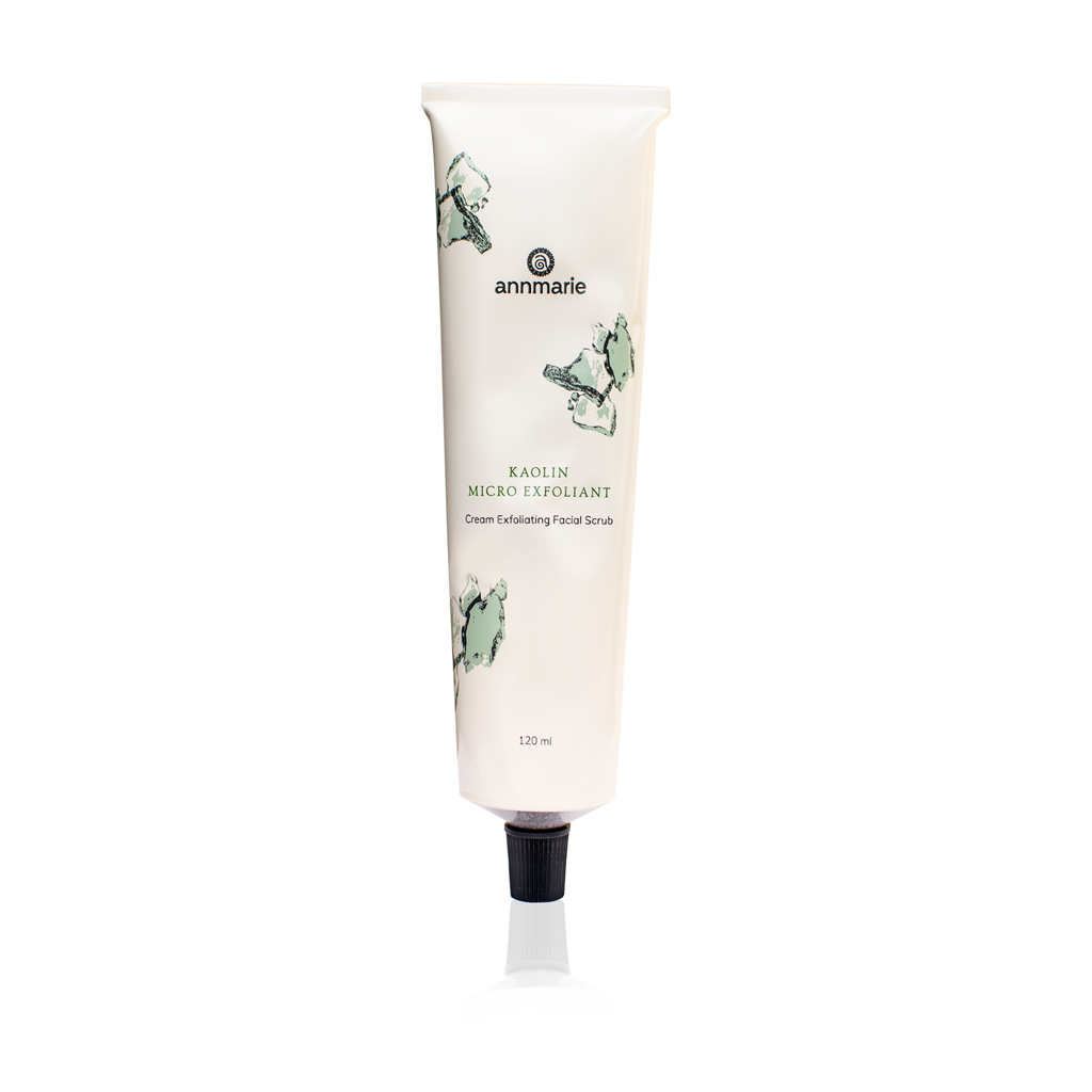 Kaolin Micro Exfoliant cream exfoliating facial scrub tube, gentle kaolin clay exfoliator for smoother, brighter skin, 120 ml.