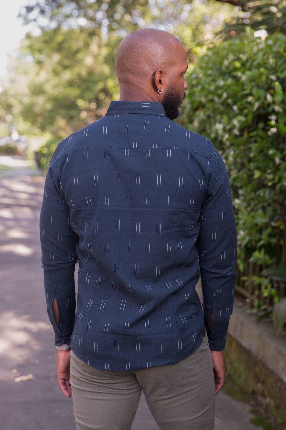 Admiral Men's Button Down Shirt - Passion Lilie