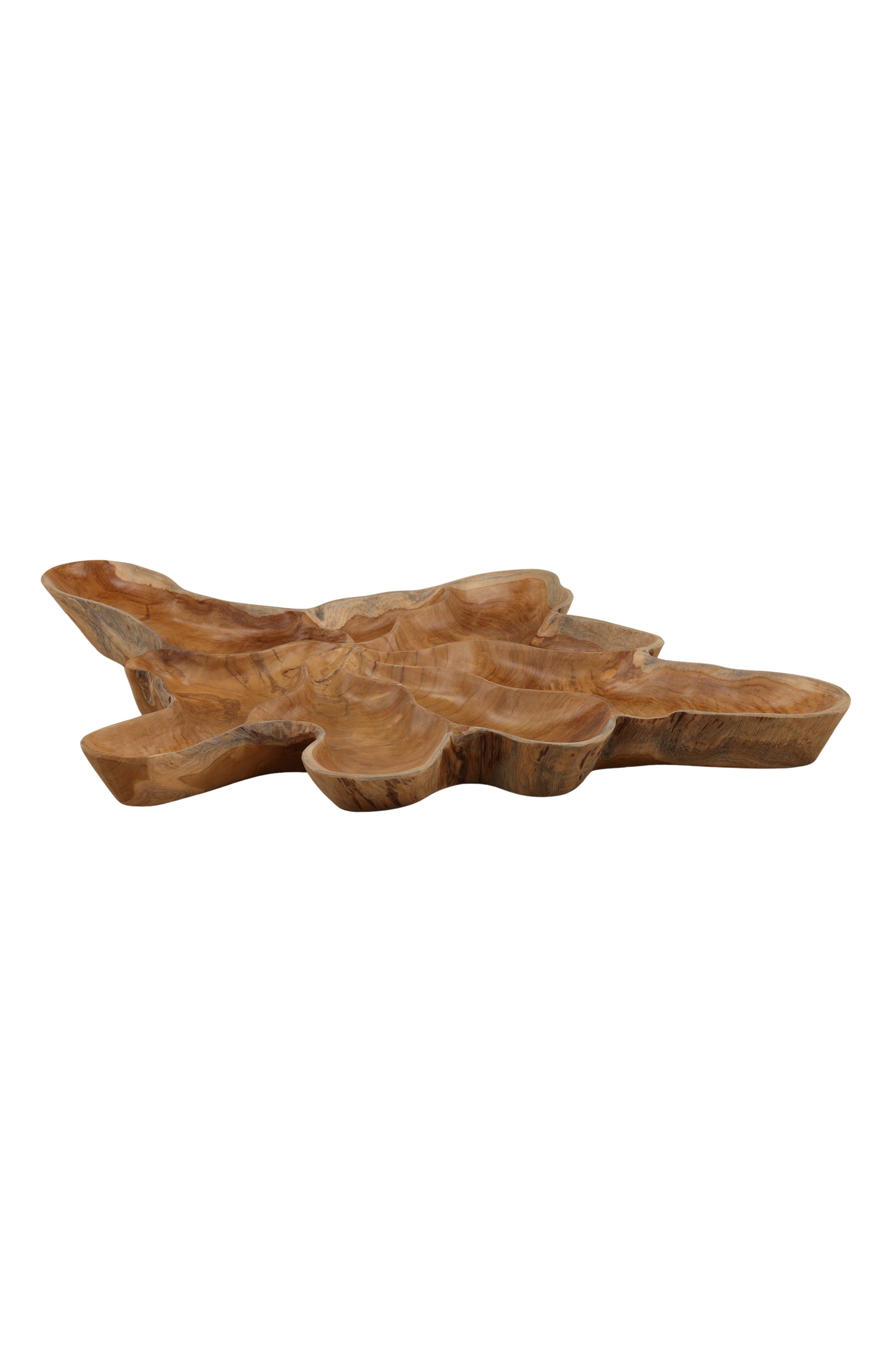 Rowan Large Teak Wood Tray - Natural