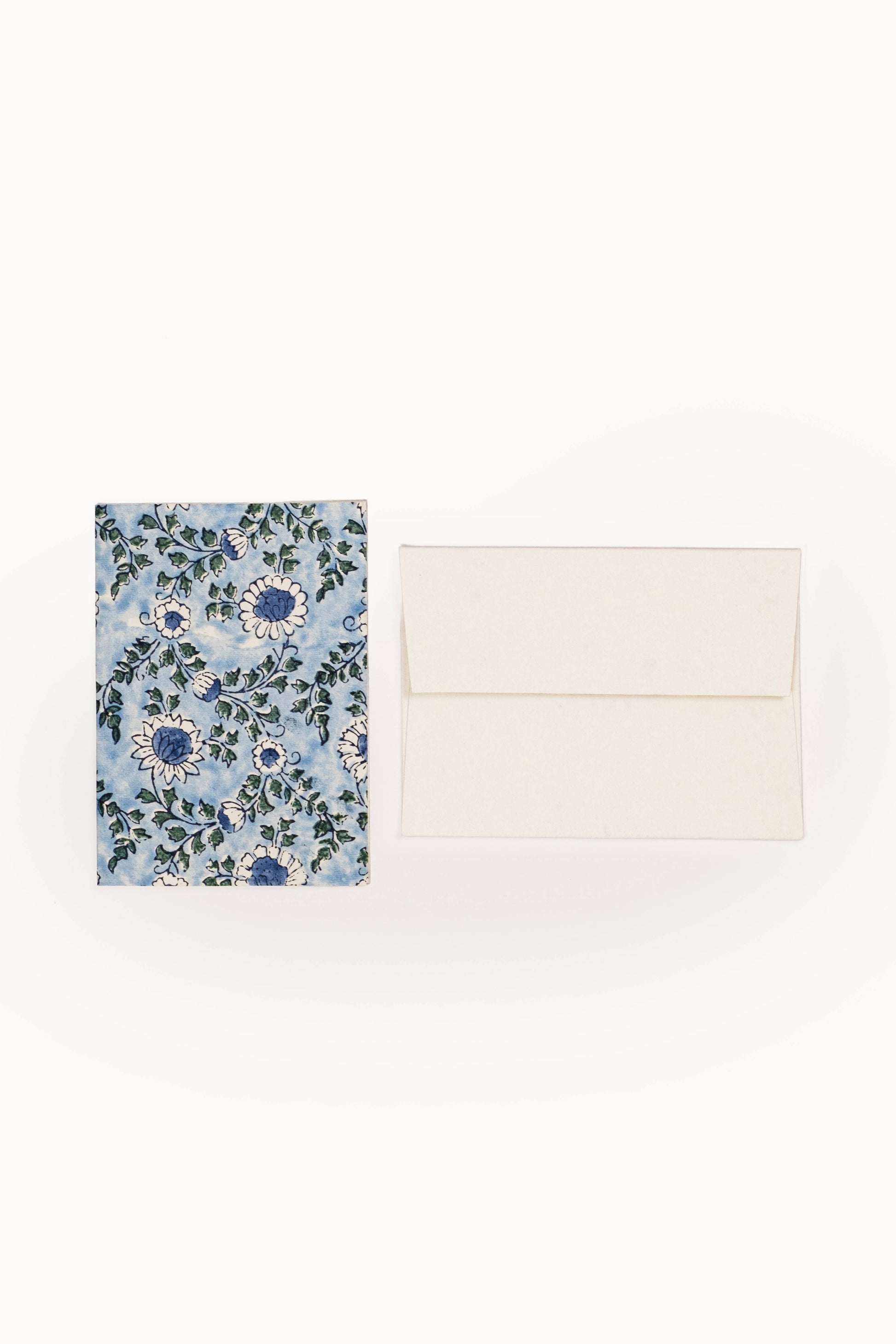 Hand Block Print Enveloped Assorted Greeting Cards(Set of 6)