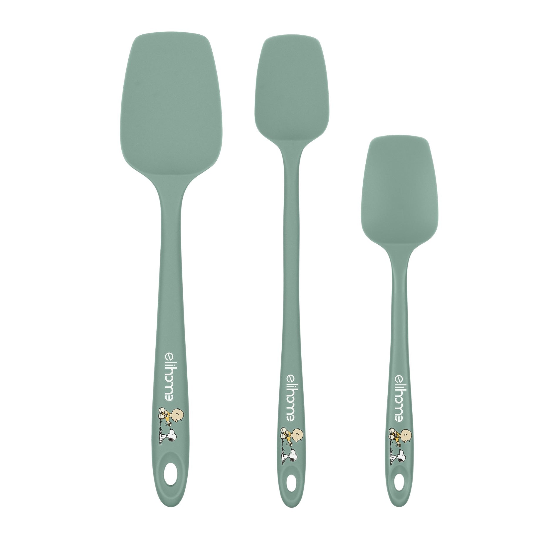 Elihome x Peanuts 3 Piece Silicone Spoonula Set