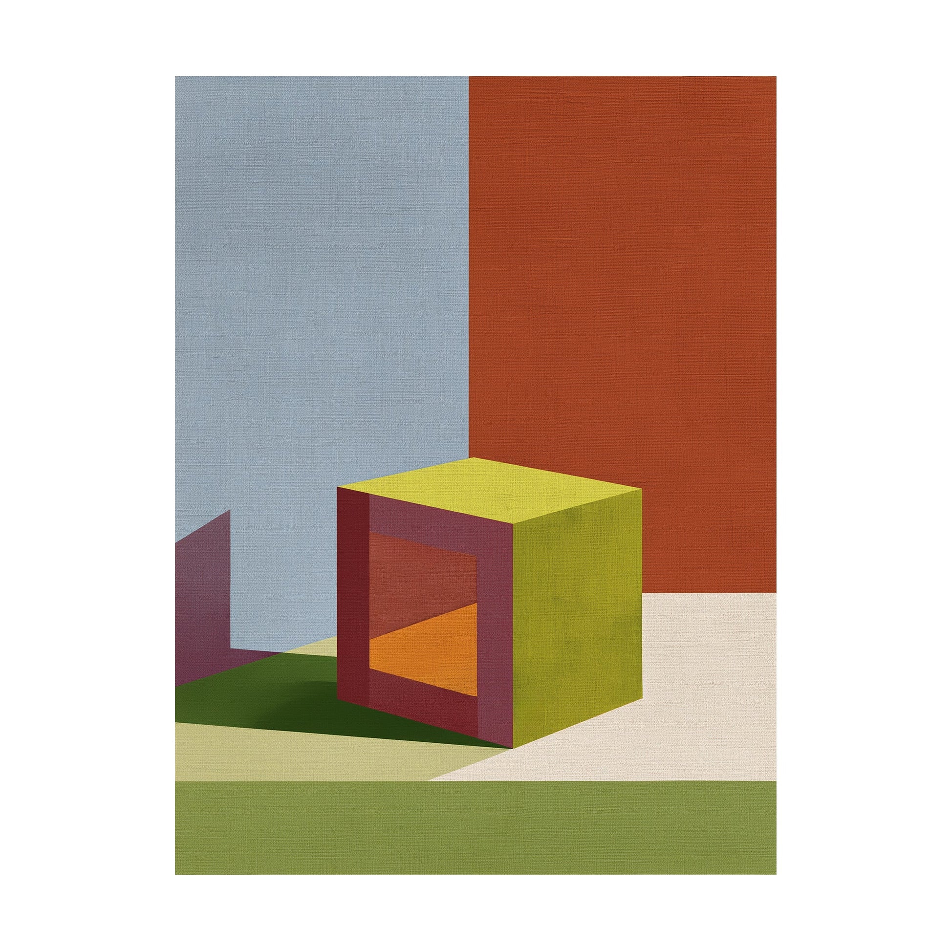 Form and Structure No. 01 — Geometric Abstract Art Print