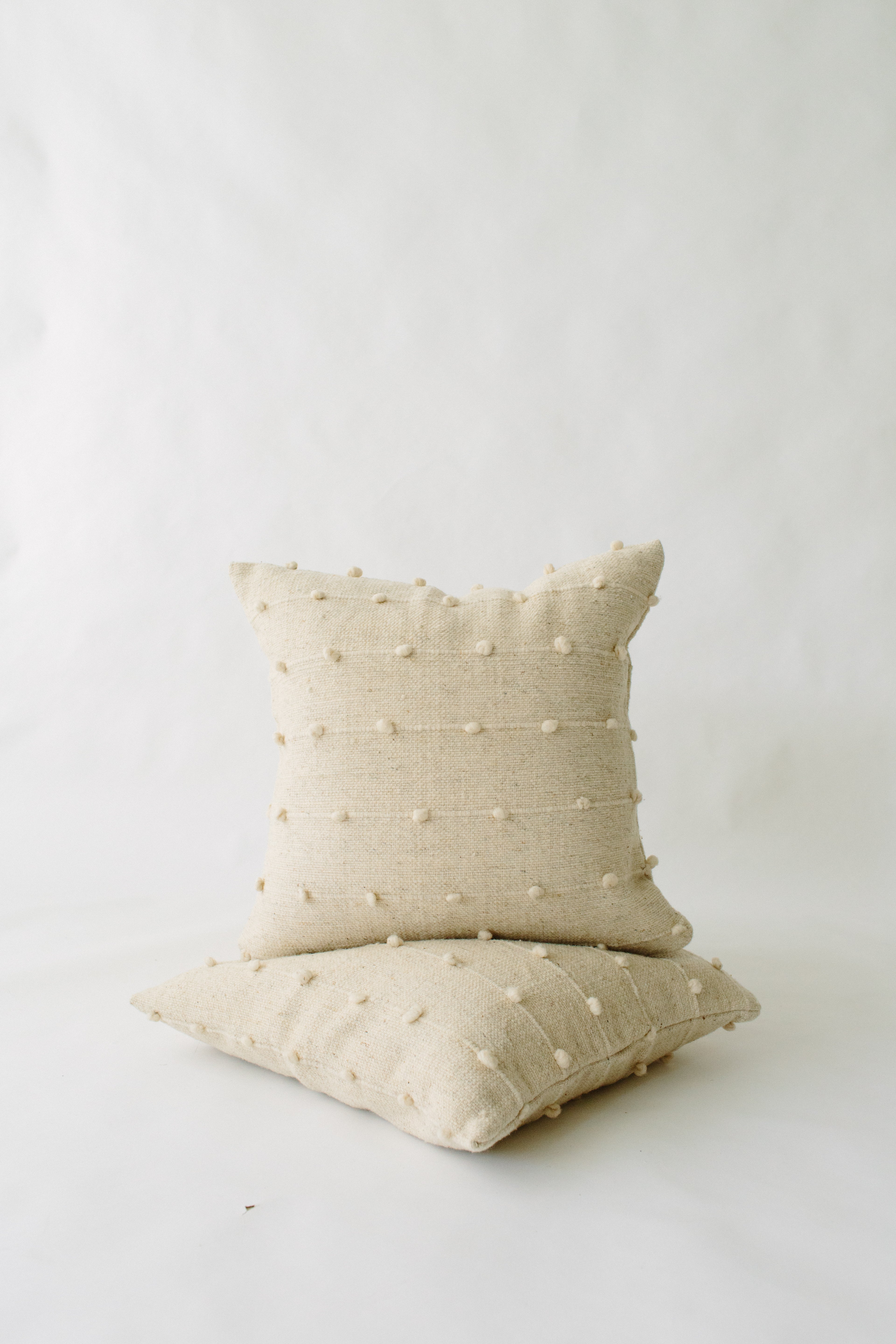 LOOM Imports Cream Loop Pillow