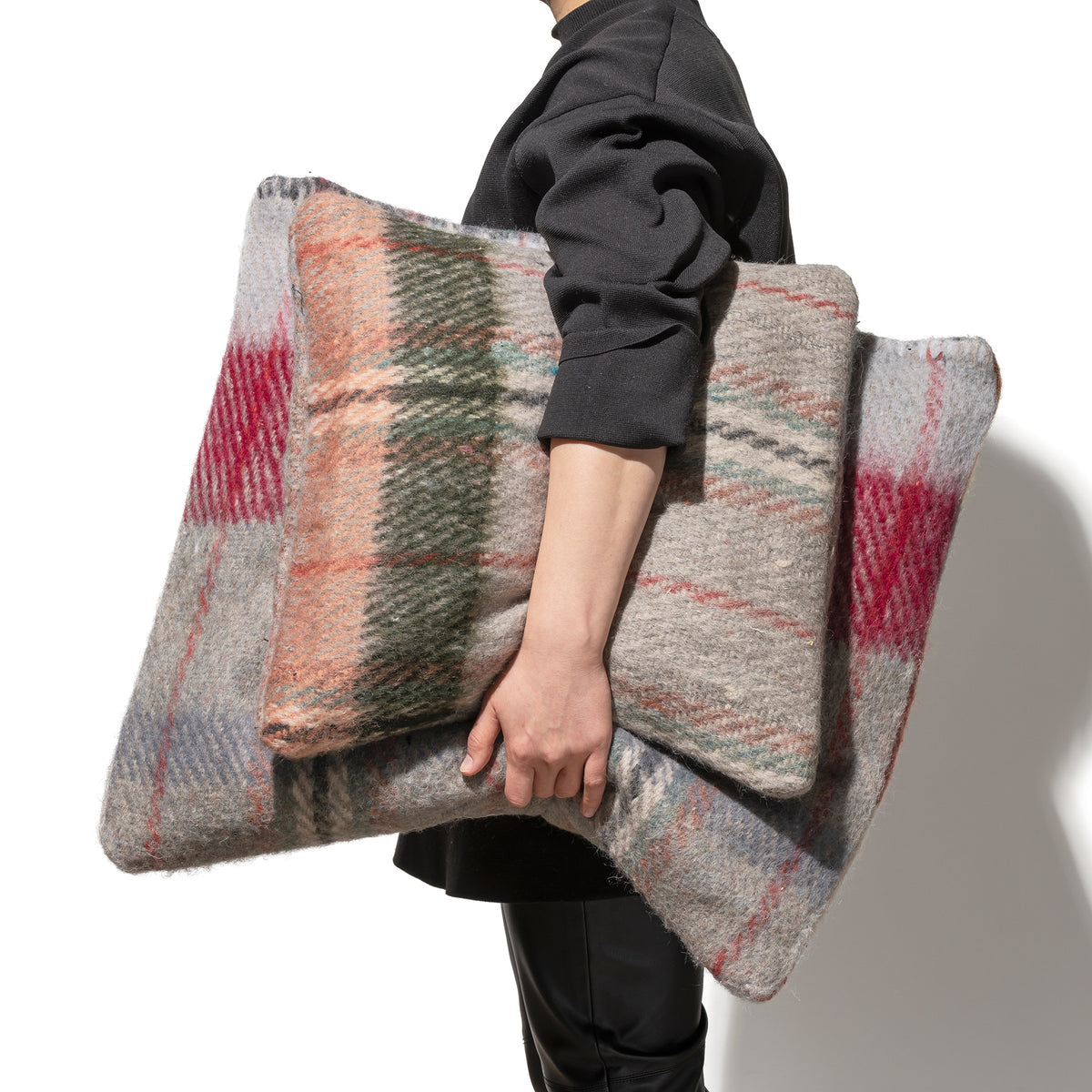 Recycled Wool Mix Cushion Cover 60 X 60 Assorted Color 2