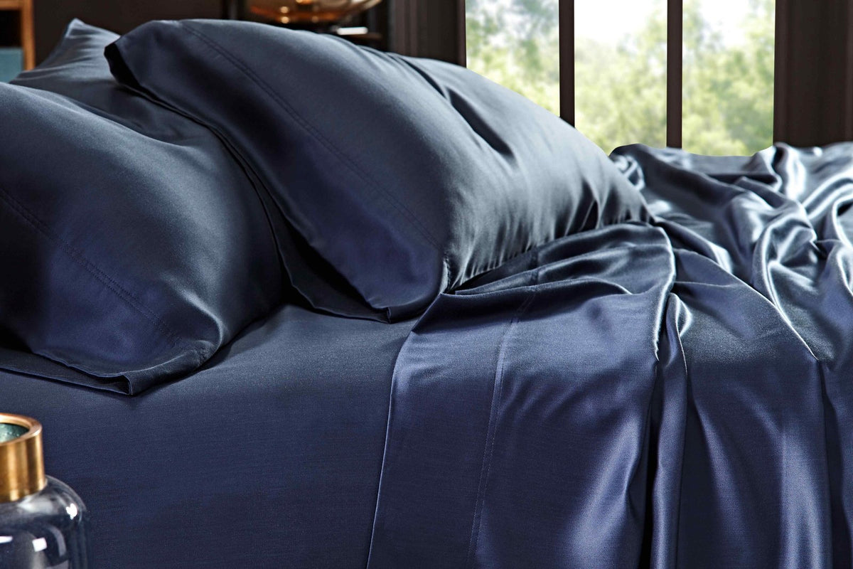 CSS-511-7284_4|Luxurious 100% Lyocell Tencel sheets, incredibly soft and breathable for ultimate comfort and sustainable bedding.